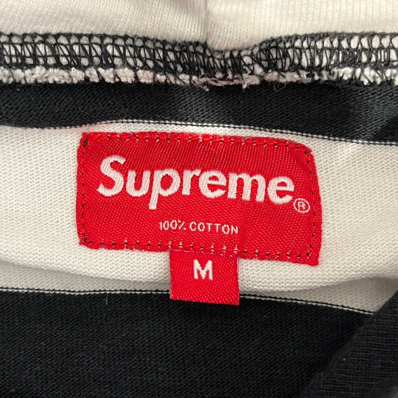 Supreme/Sweater/M/Stripe/Cotton/WHT/SUPREME STRIPED LS HOOD