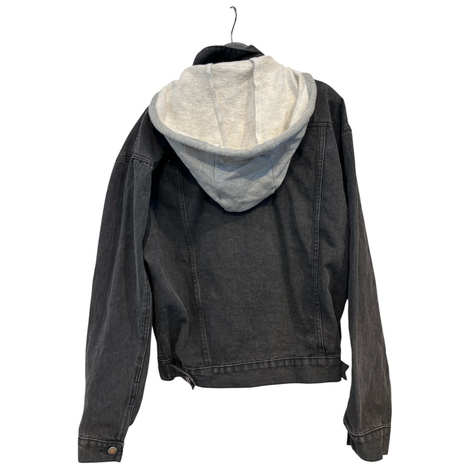BOOGIE WOOGIE/Denim Jkt/M/Denim/BLK/removable hood view 2