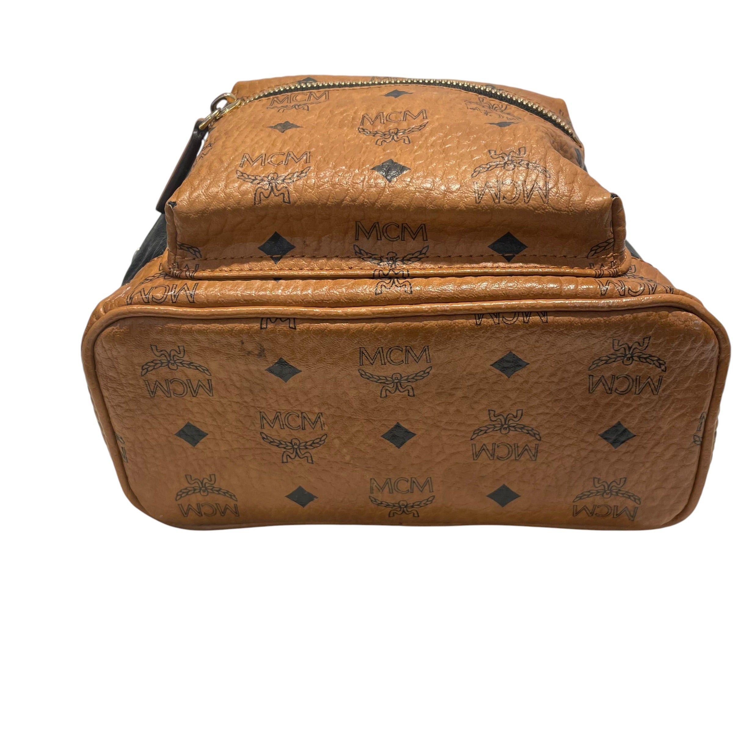 MCM/Backpack/Monogram/Leather/BLK/MINI STARK view 3