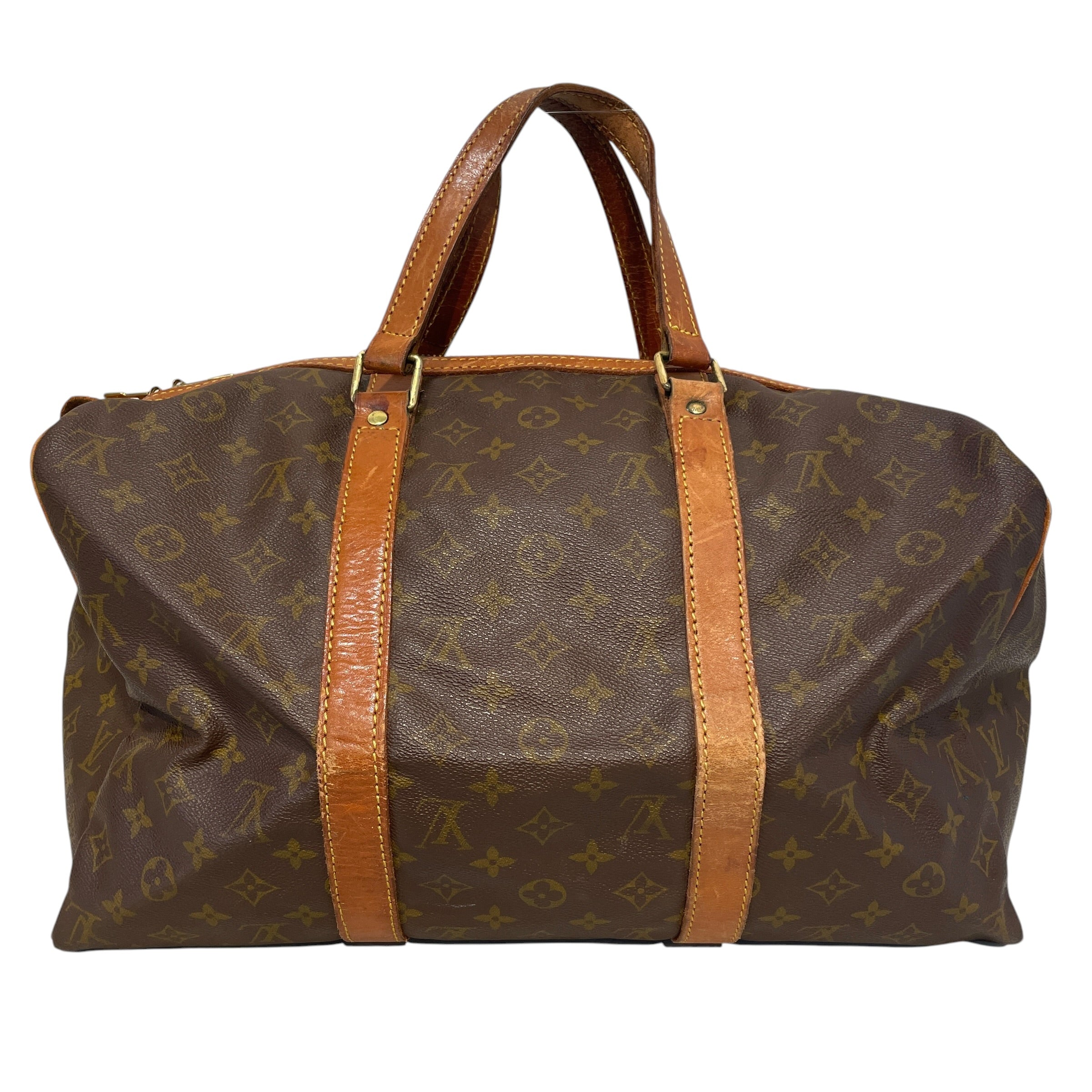 LOUIS VUITTON/Bag/Monogram/Leather/BRW/Keepall view 2