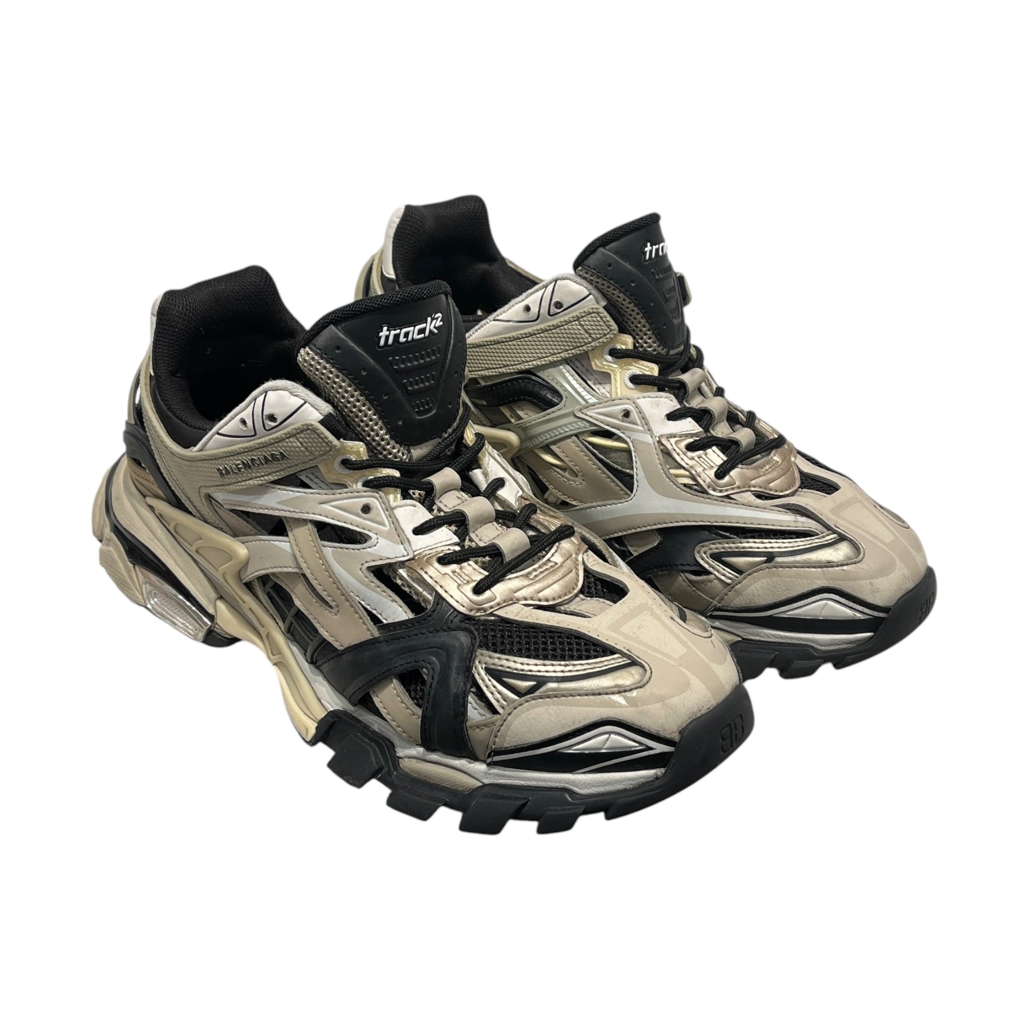 BALENCIAGA/Low-Sneakers/US 12/CRM/TRACK 2 NO. 568614 view 1