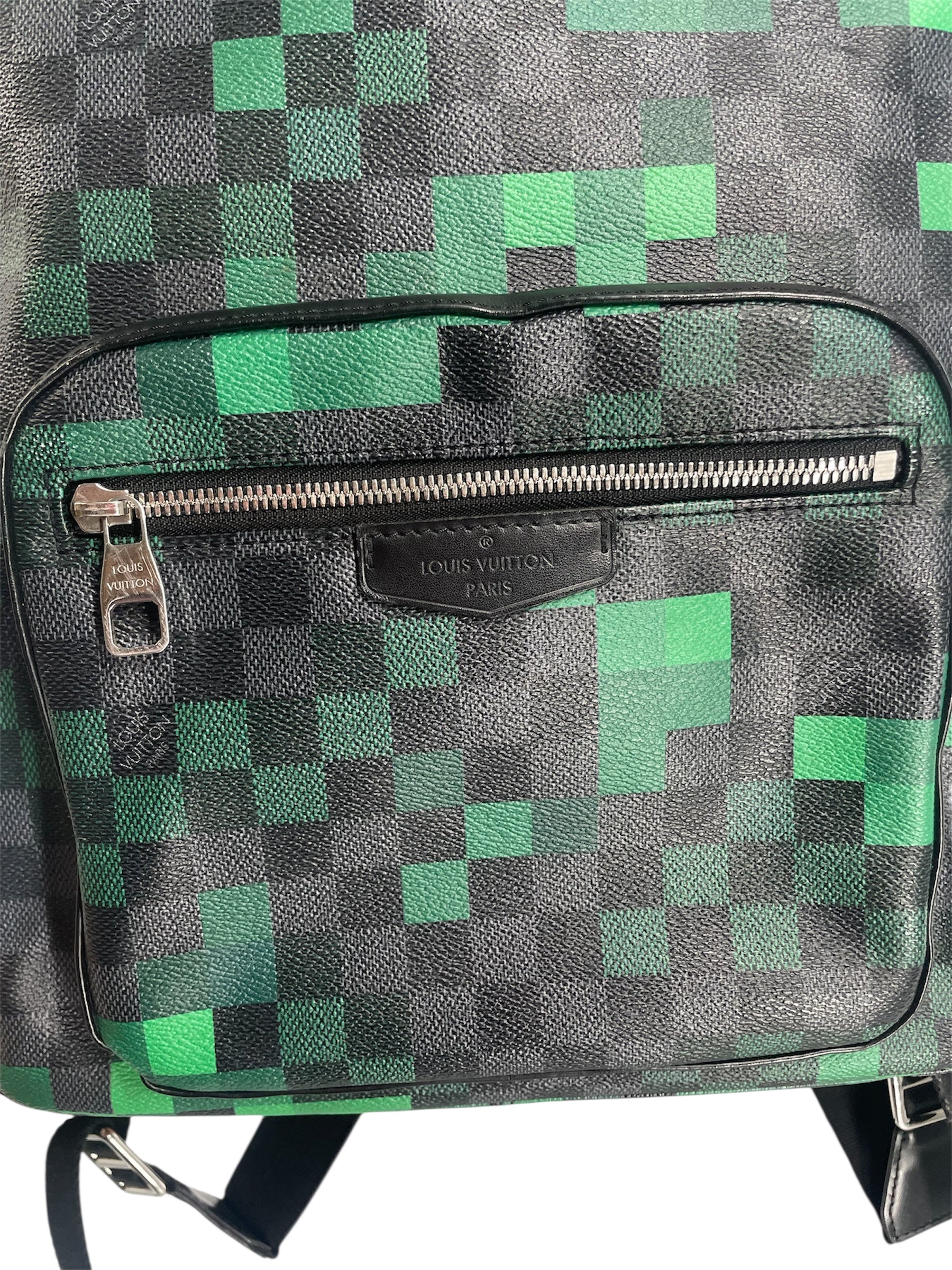 LOUIS VUITTON/Backpack/Monogram/Leather/MLT/GRN/BLK DAMIER CHECK BAG view 3