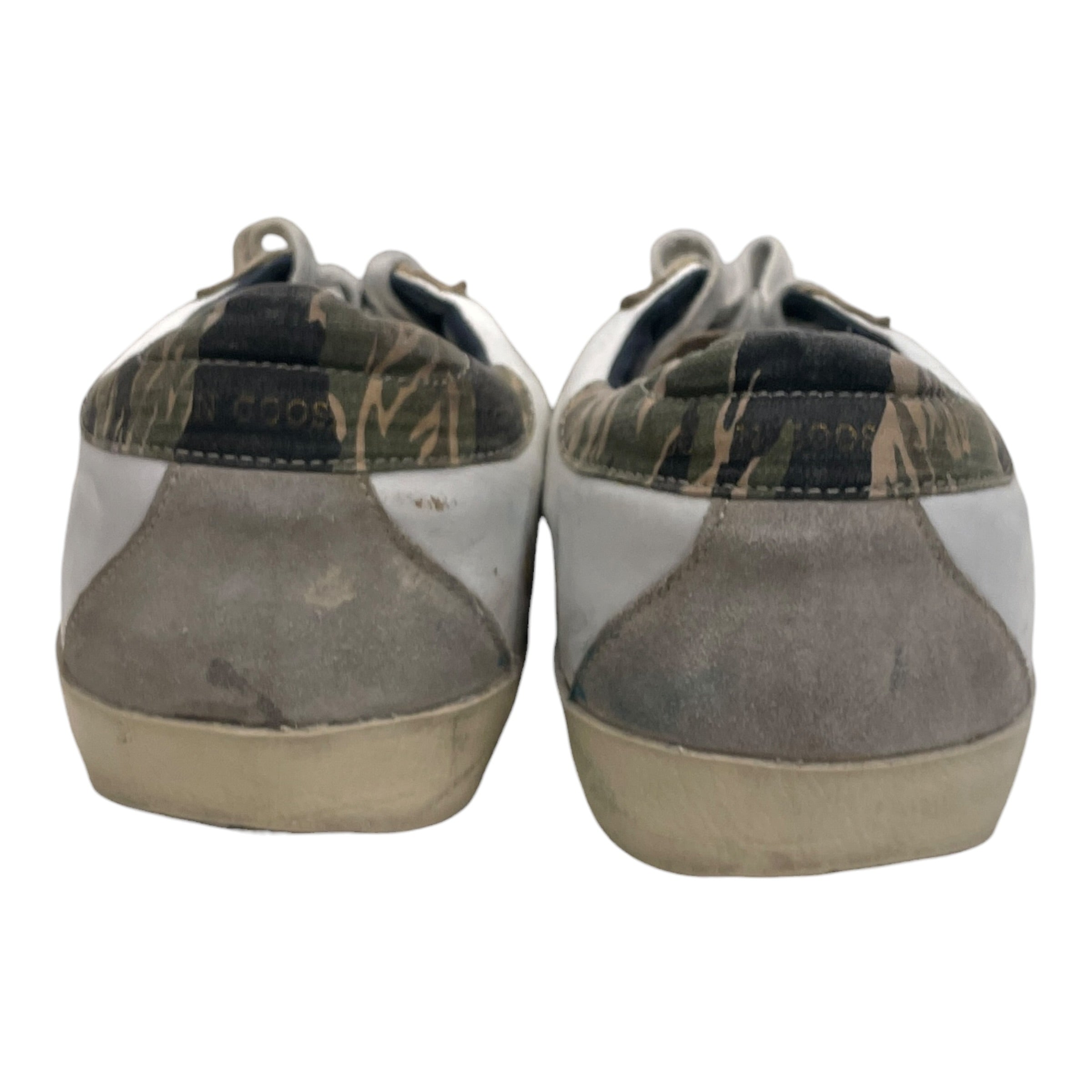 GOLDEN GOOSE/Low-Sneakers/EU 43/Leather/WHT/CAMO BACK view 4