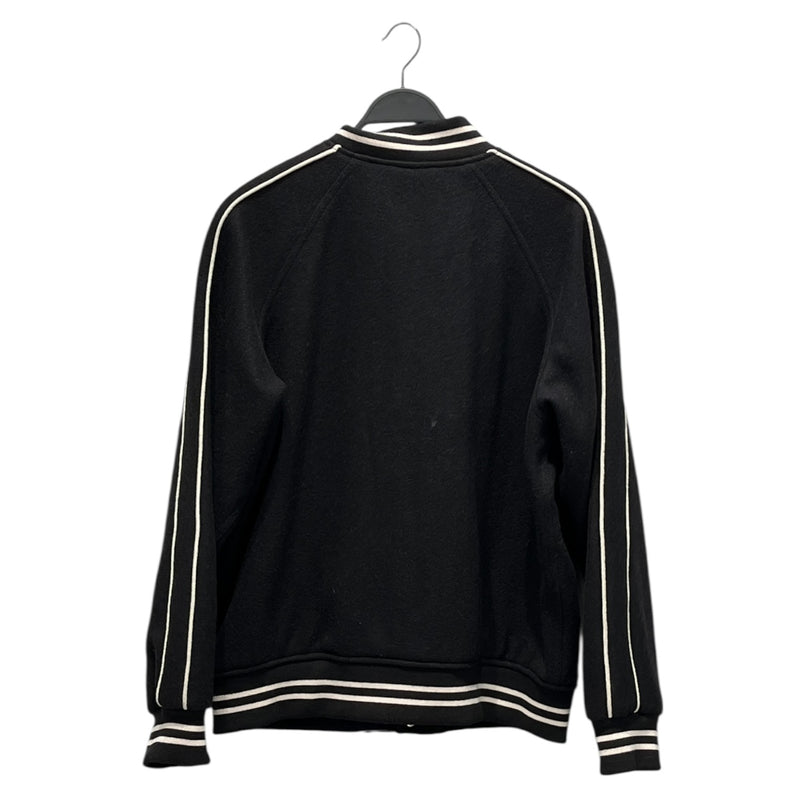 Supreme/PLAYBOY/Jacket/L/Wool/BLK/Graphic/leather logo varsity jkt