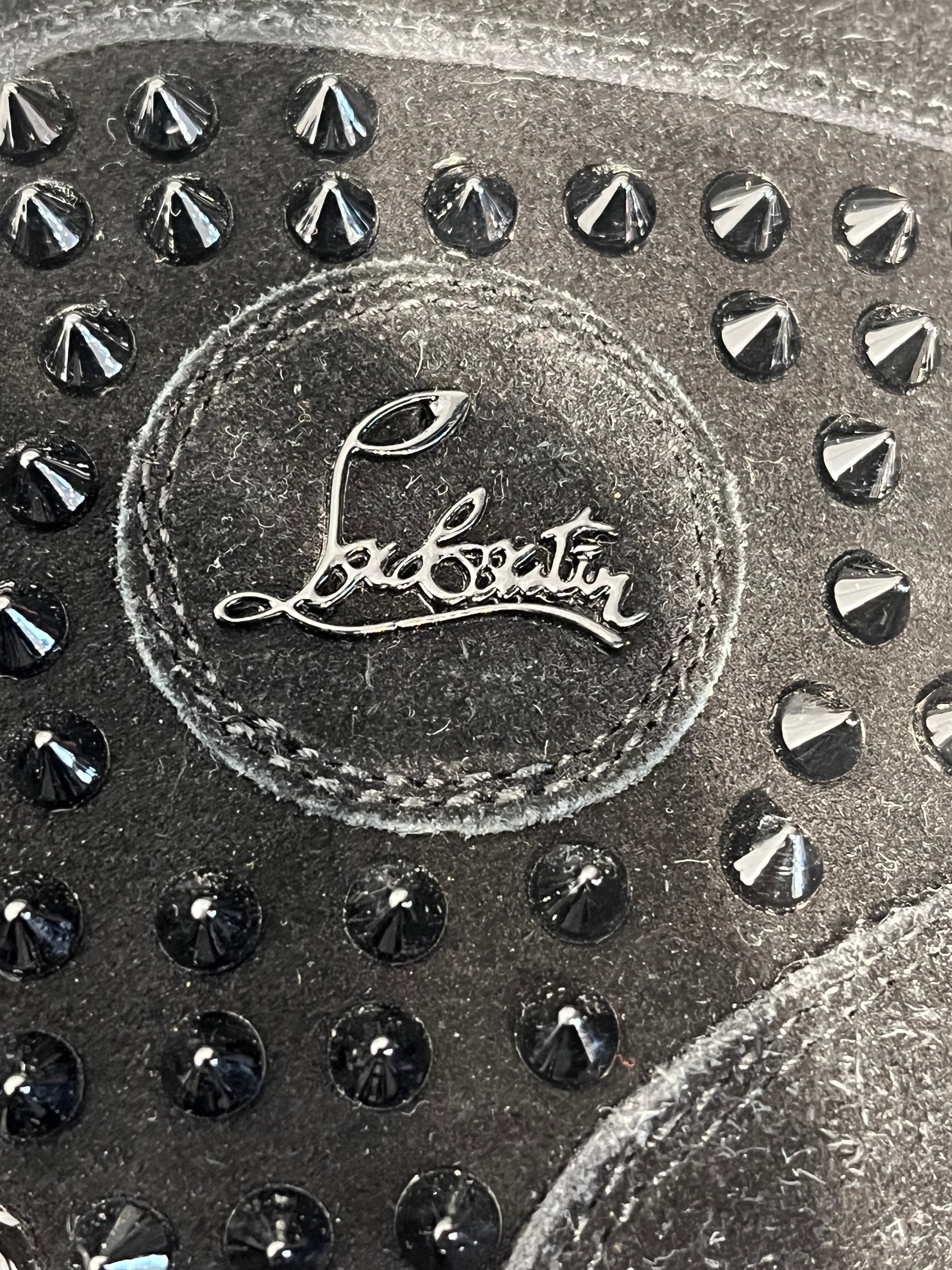 Christian Louboutin/Hi-Sneakers/BLK/spike view 8
