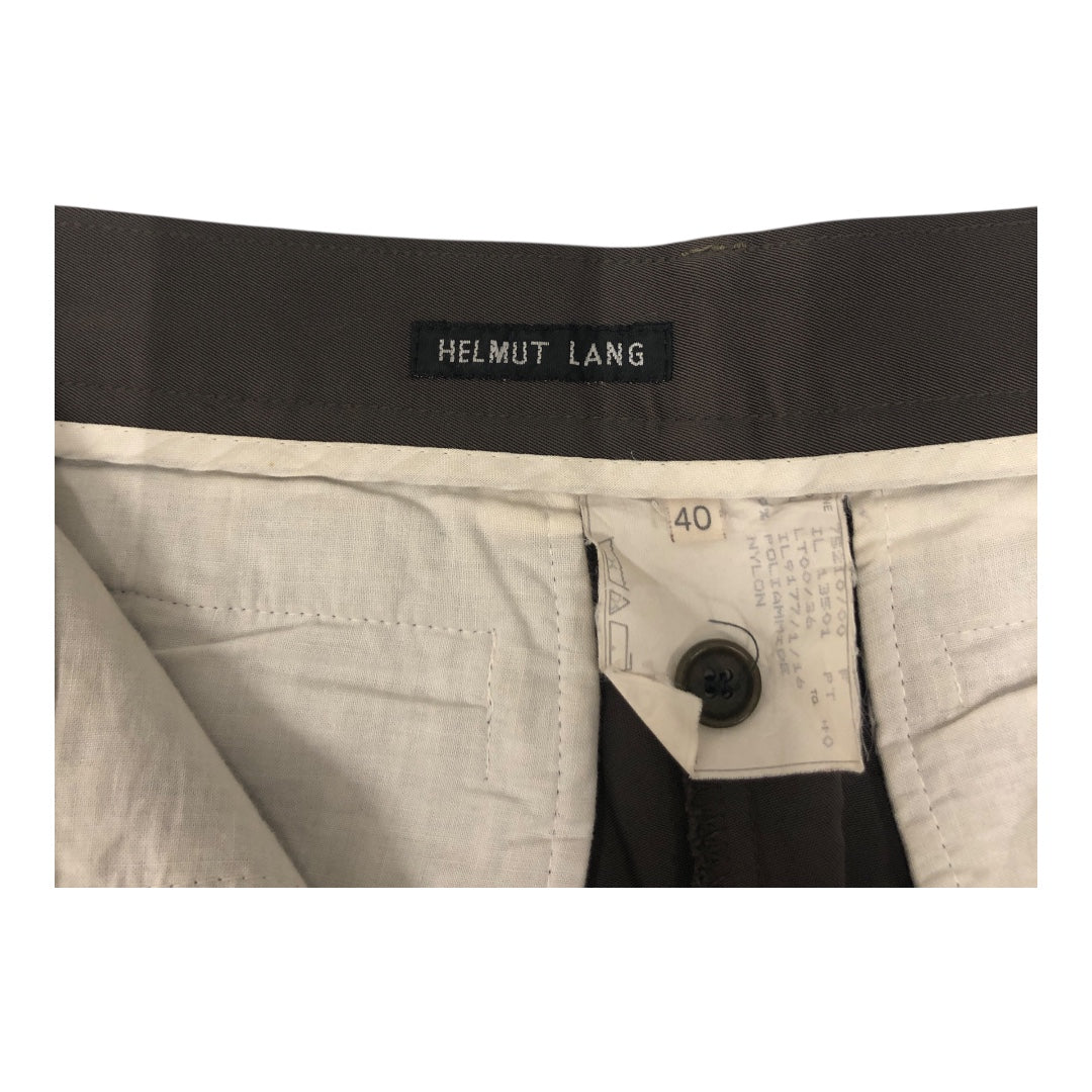 Helmut Lang/Straight Pants/40/Nylon/KHK/ view 3