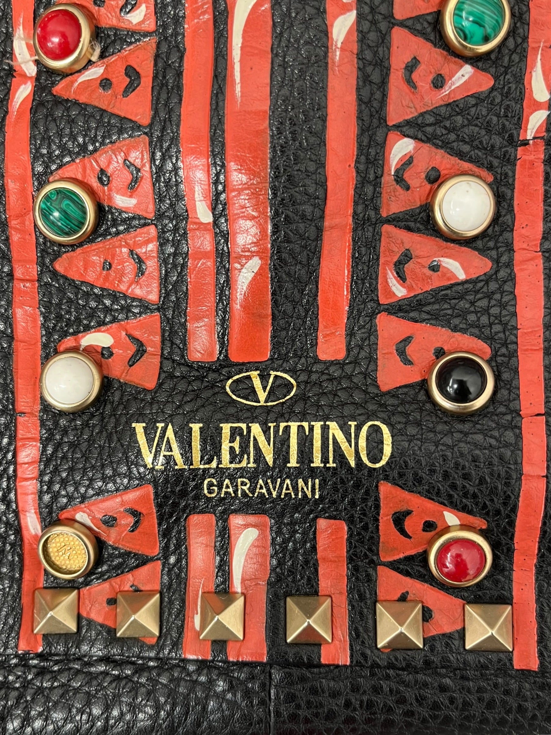 VALENTINO/Tote Bag/Border/Leather/BLK/ROCKSTUD TOTE view 9