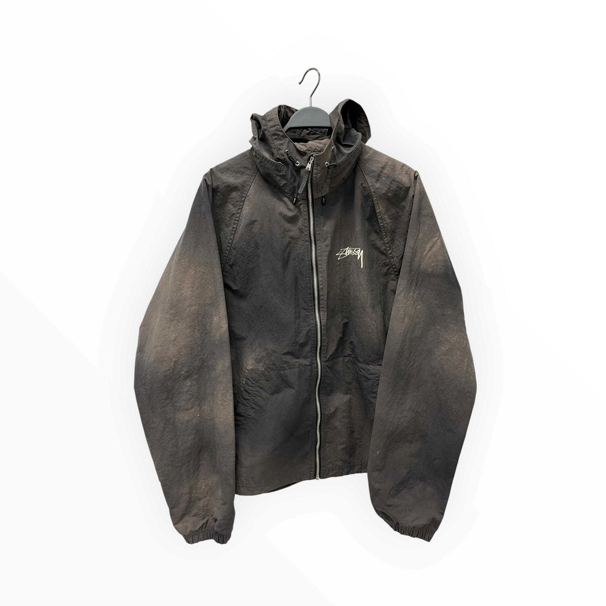 STUSSY/Windbreaker/XL/Nylon/BRW/tye dye view 1