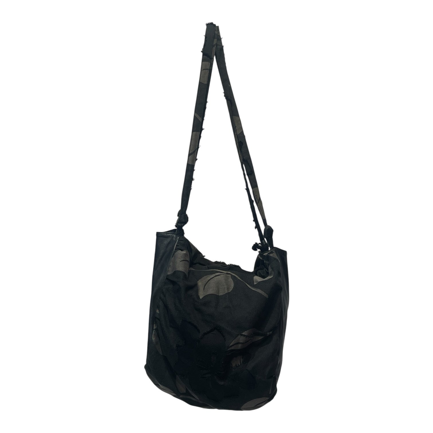 YOHJIYAMAMOTO+NOIR/Cross Body Bag/All Over Print/Leather/BLK/PATCHWORK BAG view 2