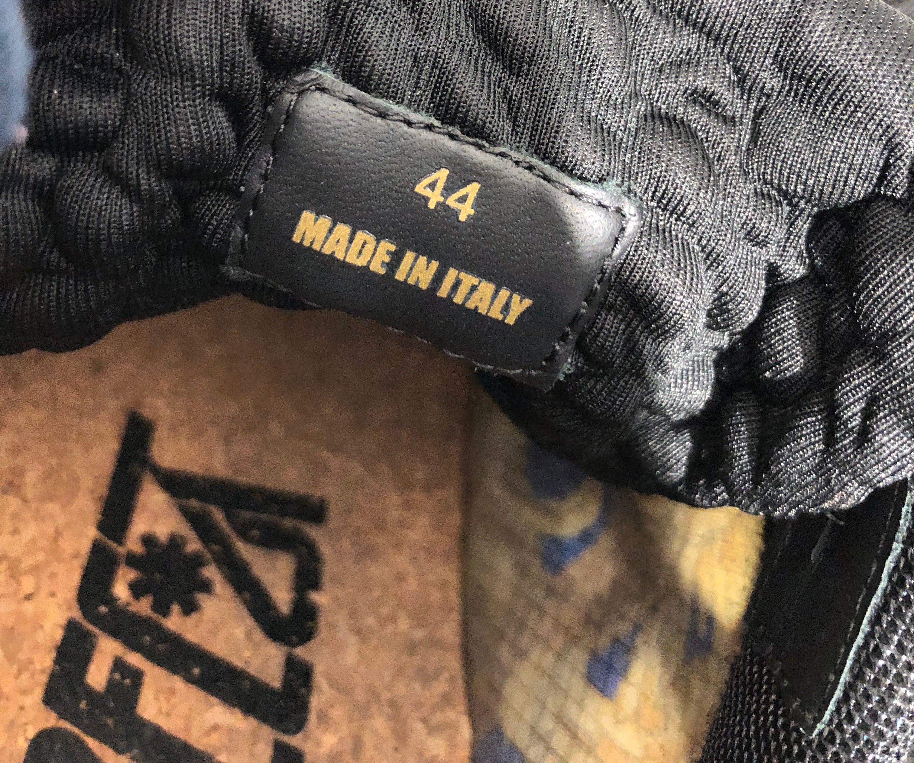 VERSACE/Low-Sneakers/EU 44/All Over Print/Polyester/BLU/VERSACE TRIGRECA SNEAKERS view 3