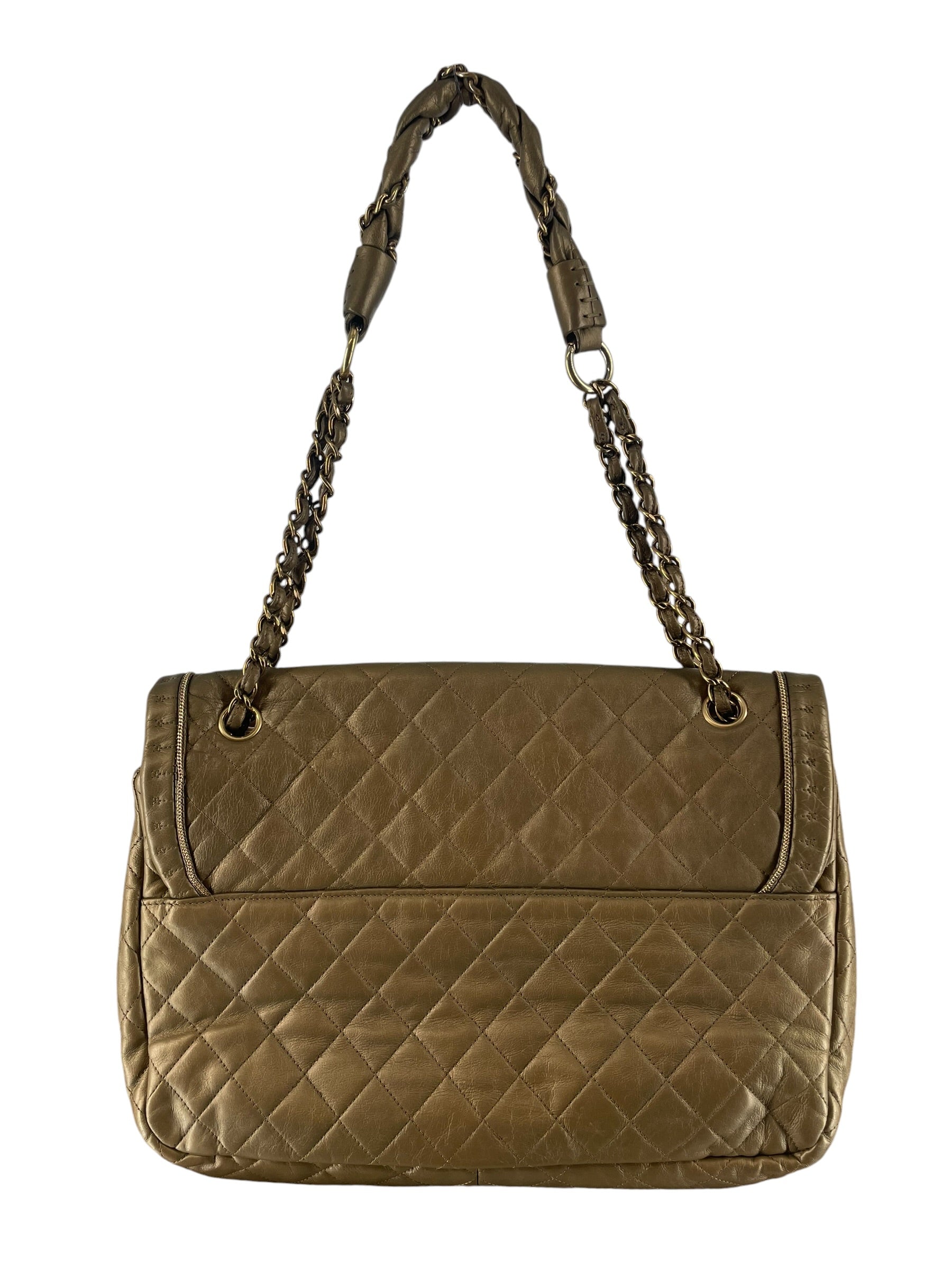 CHANEL/Cross Body Bag/Border/Leather/GLD/ISTANBUL ACCORDION FLAP BAG view 2