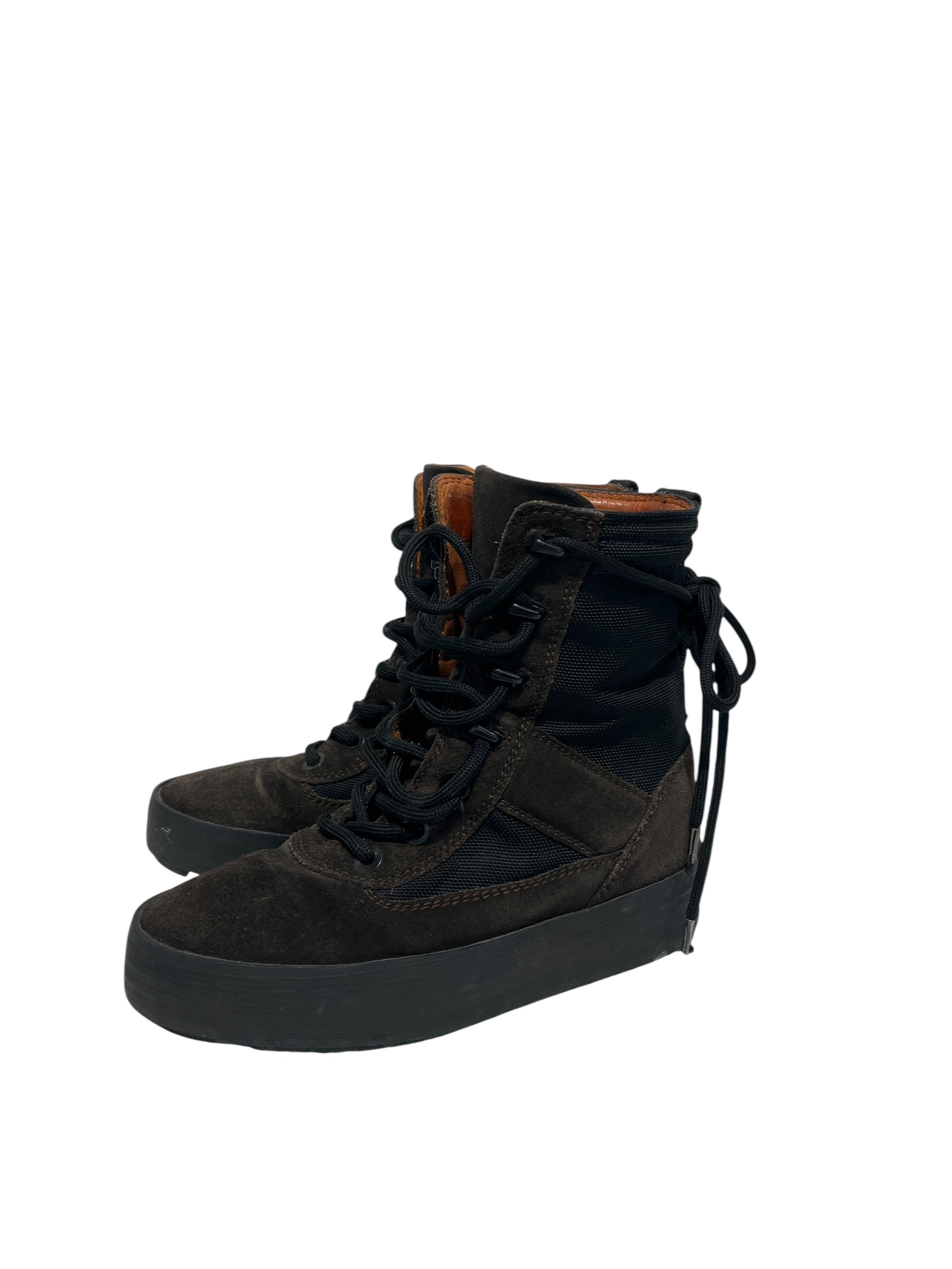 YEEZY/Boots/EU 36/Cotton/BRW/season 3 brown and orange view 3