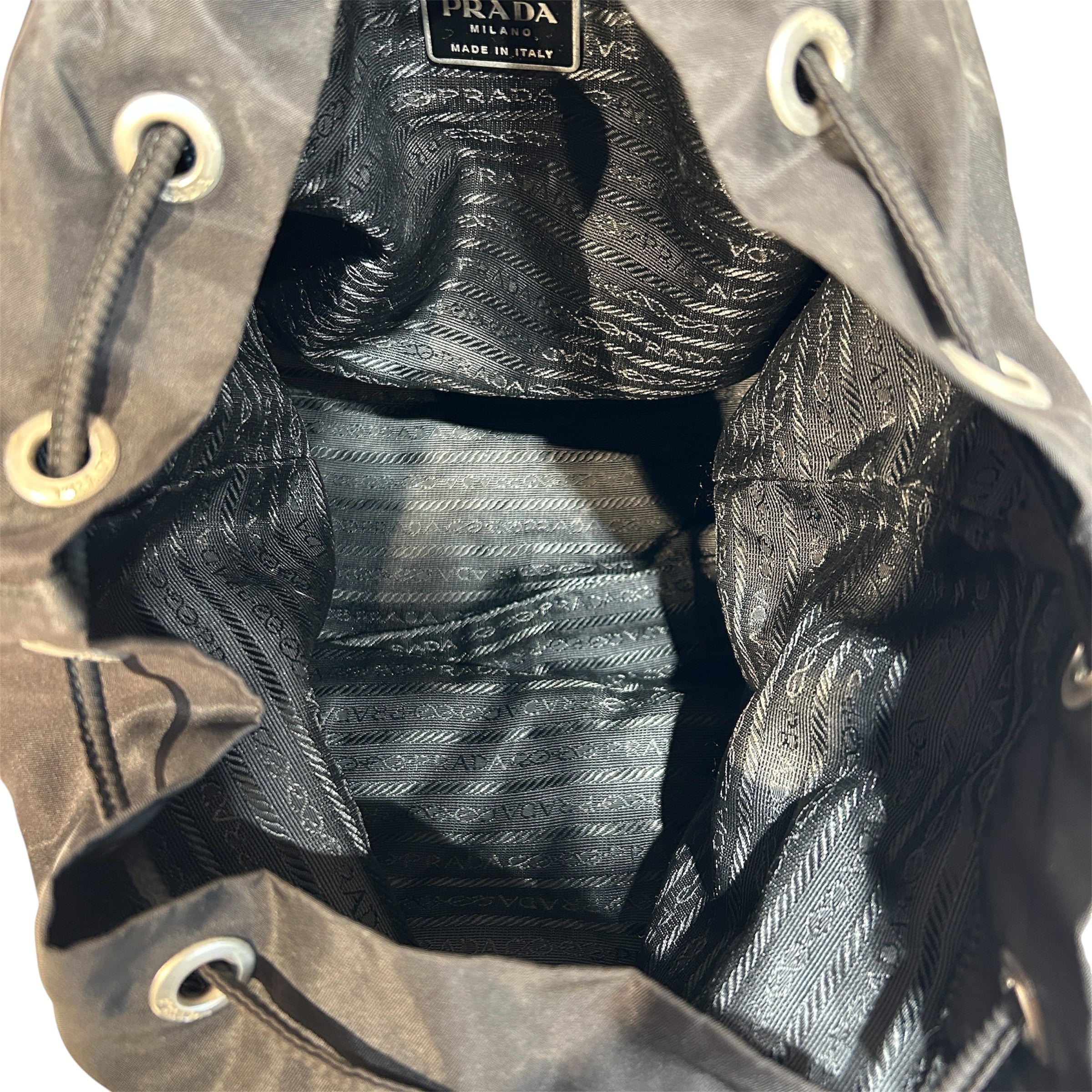 PRADA/Backpack/Nylon/BLK/Tessuto Nylon Backpack view 4