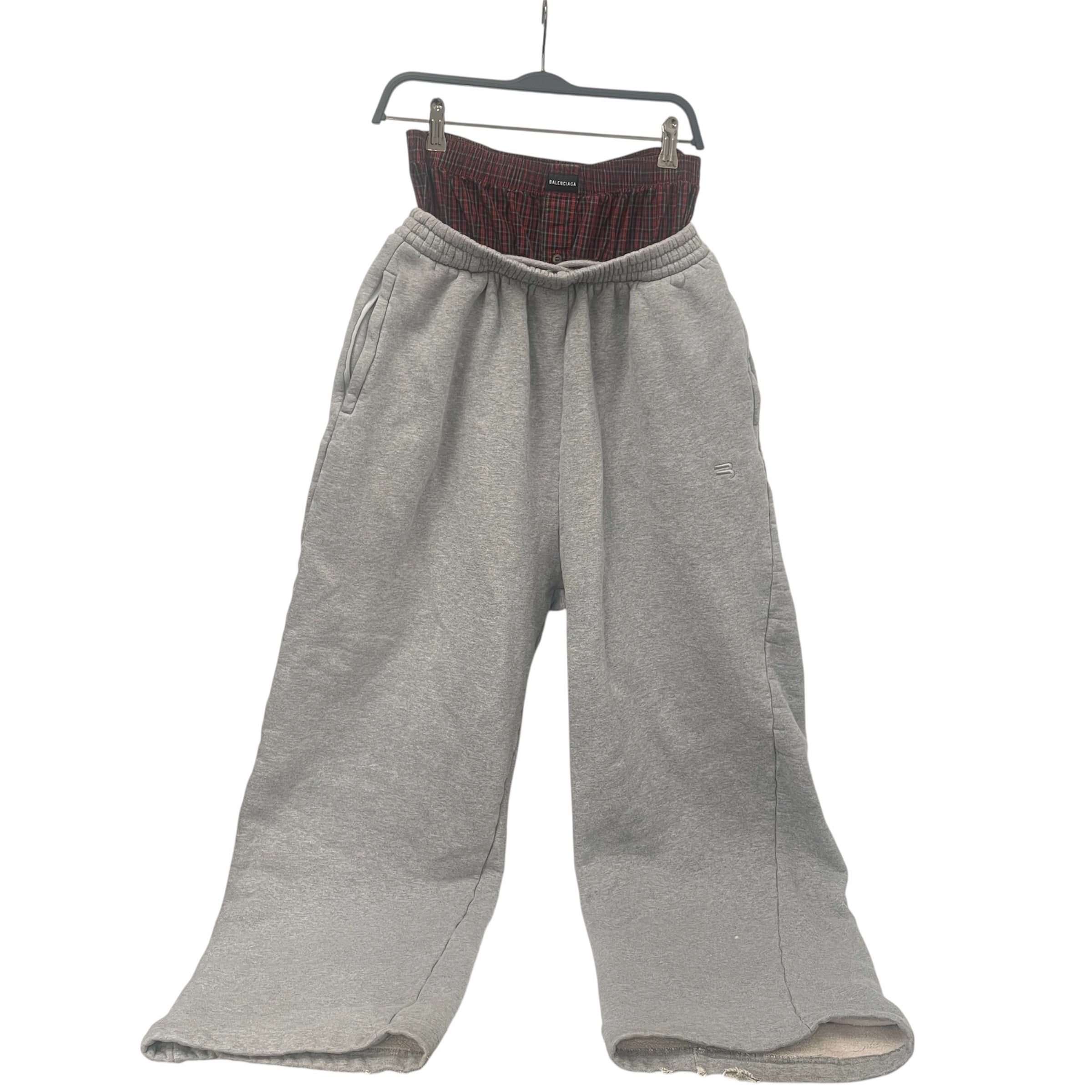 BALENCIAGA/Pants/M/Cotton/GRY/REDBOXERWAIST view 1