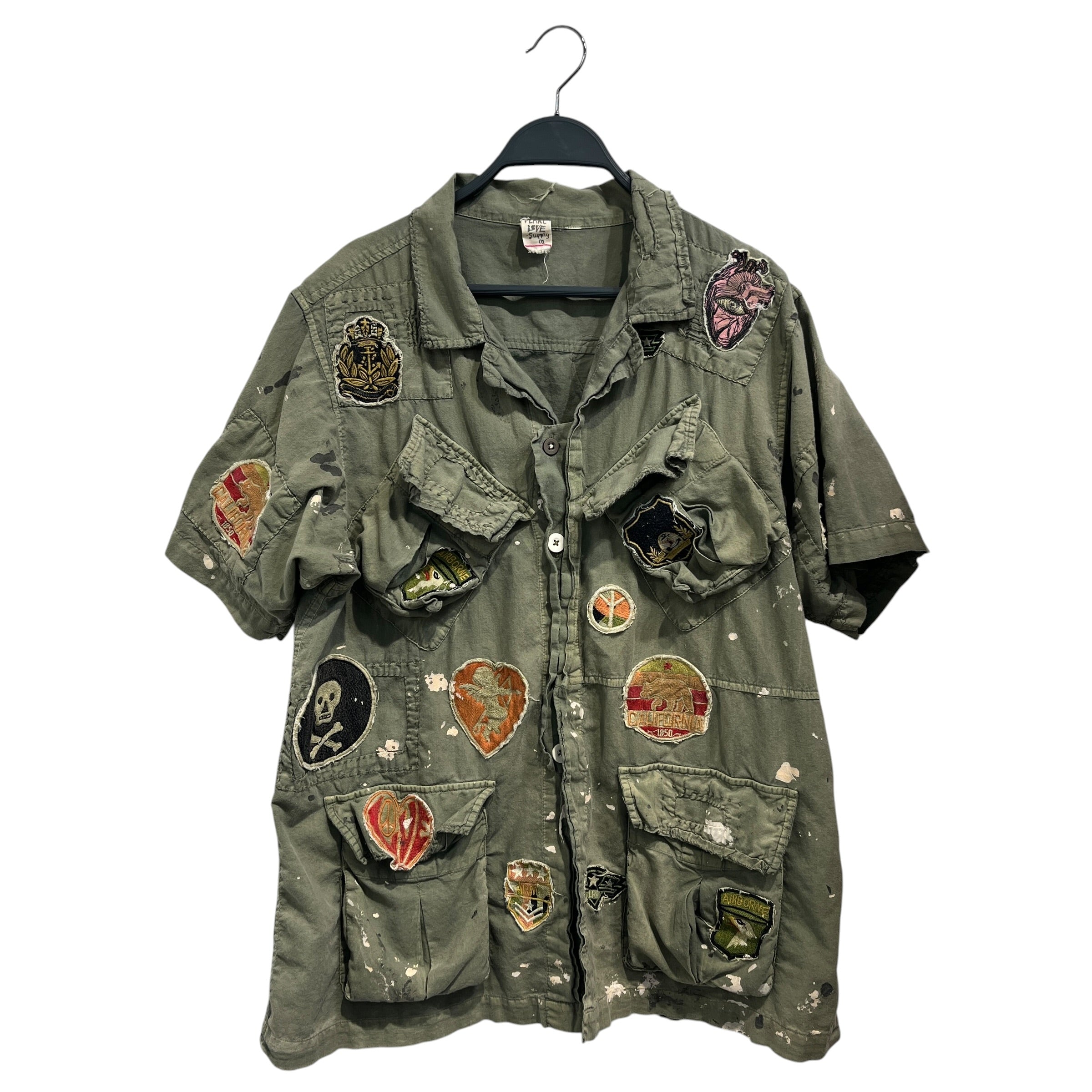 Magnolia Pearl/SL Blouse/Graphic/Cotton/GRN/Patch Shirt view 1