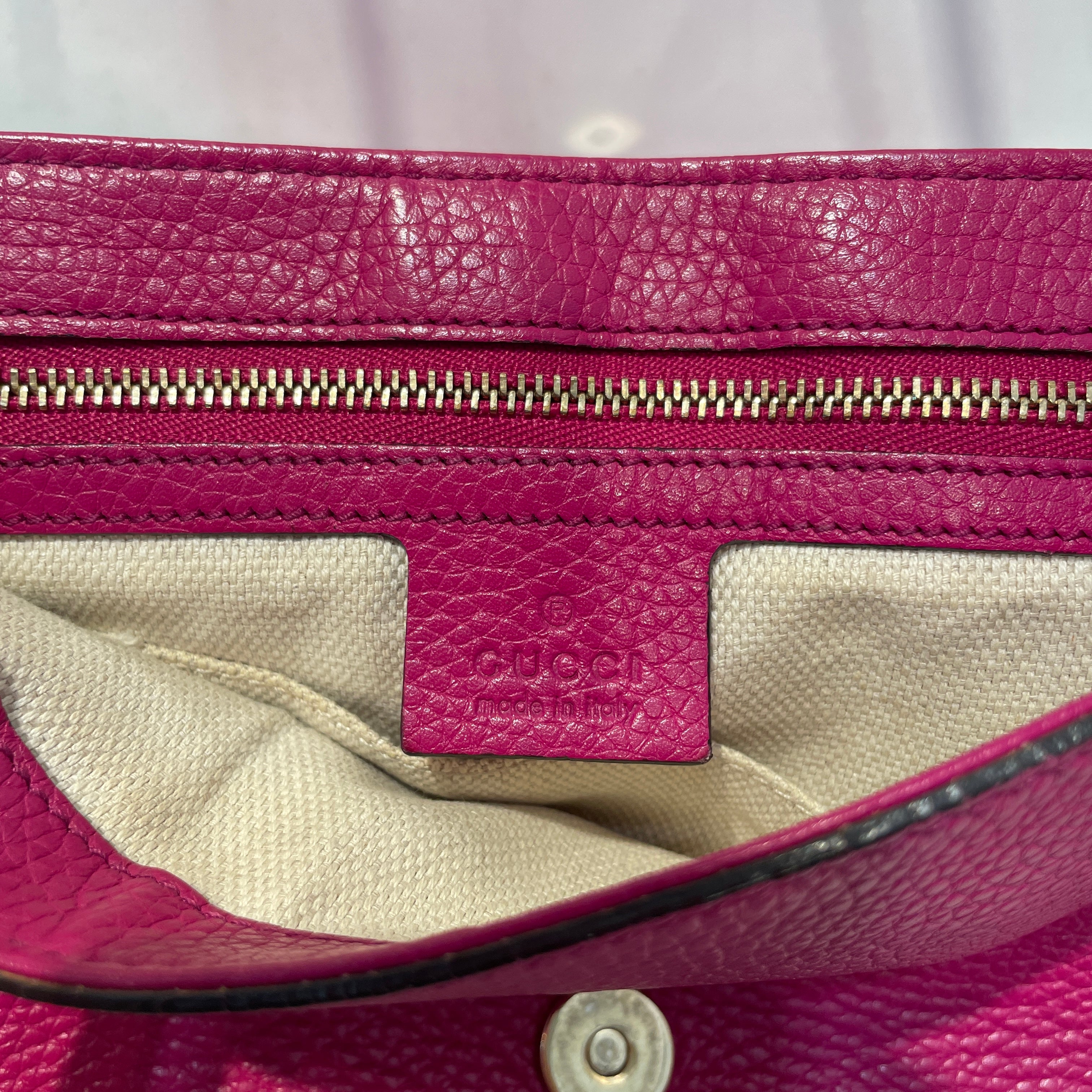 GUCCI/Cross Body Bag/Leather/PNK/Soho Chain Cross Body view 6