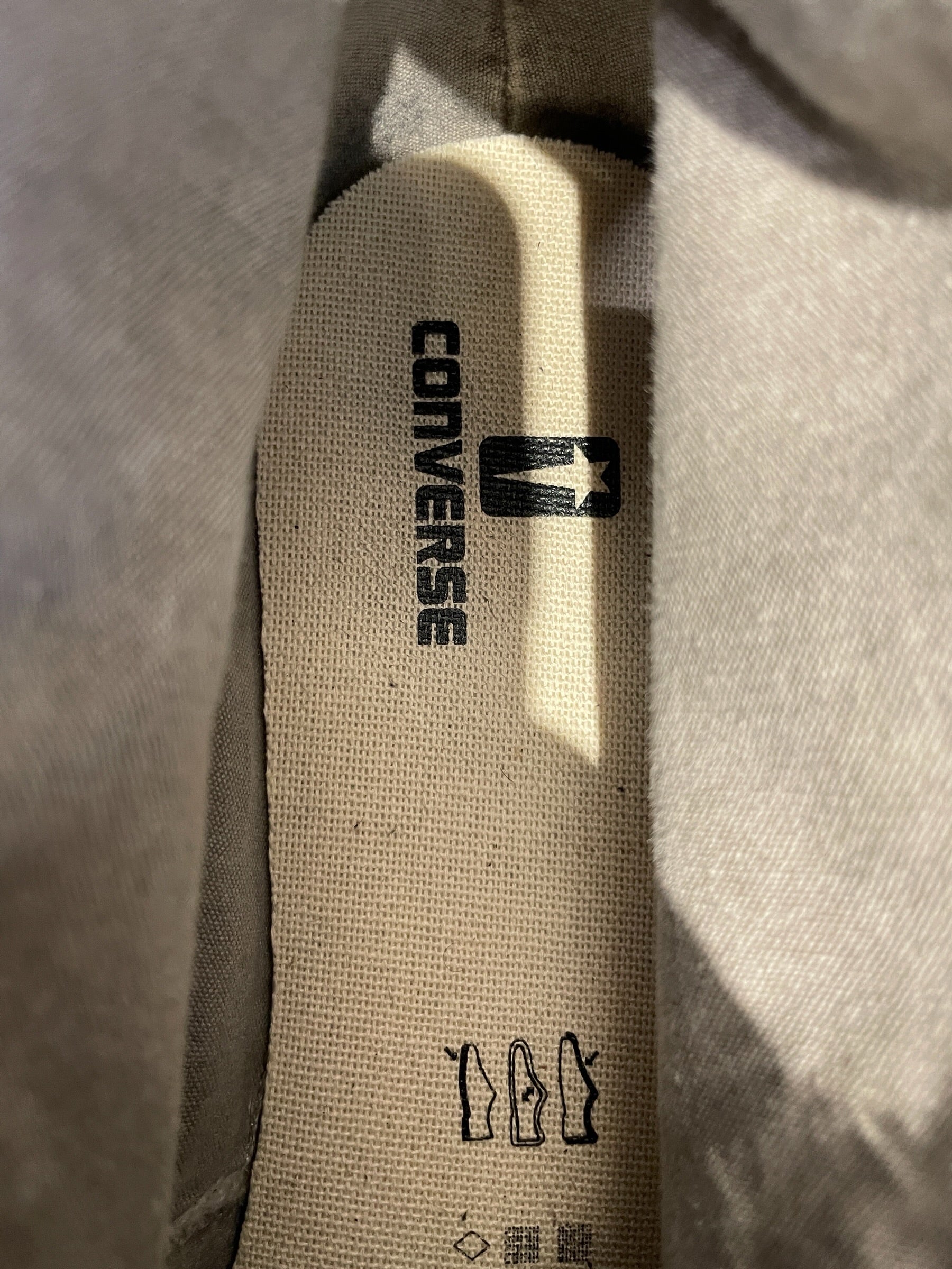 Rick Owens/CONVERSE/Hi-Sneakers/US 11/Cotton/GRY/DBLTDRKSTAR view 6