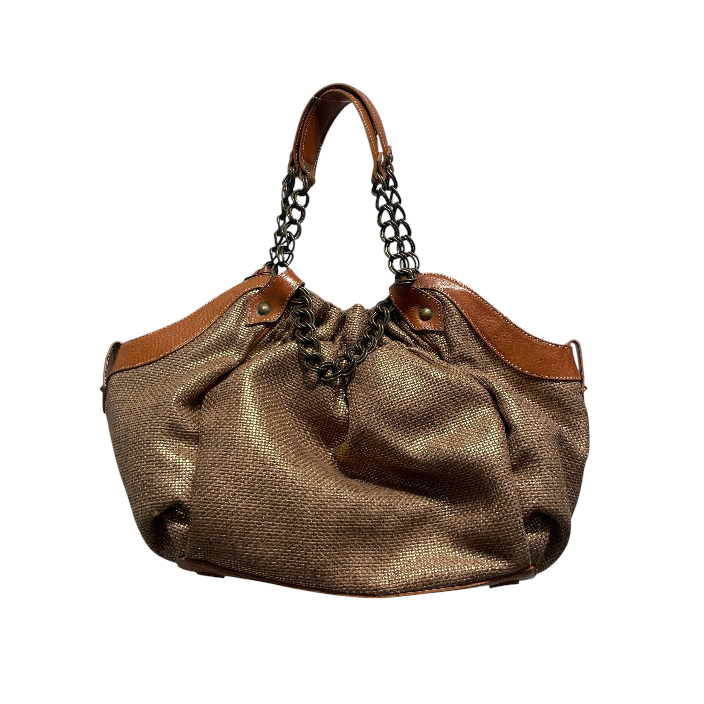 Christian Louboutin/Hand Bag/Cotton/BRW/CHRISTIAN LOUBOTUIN HAND BAG view 2