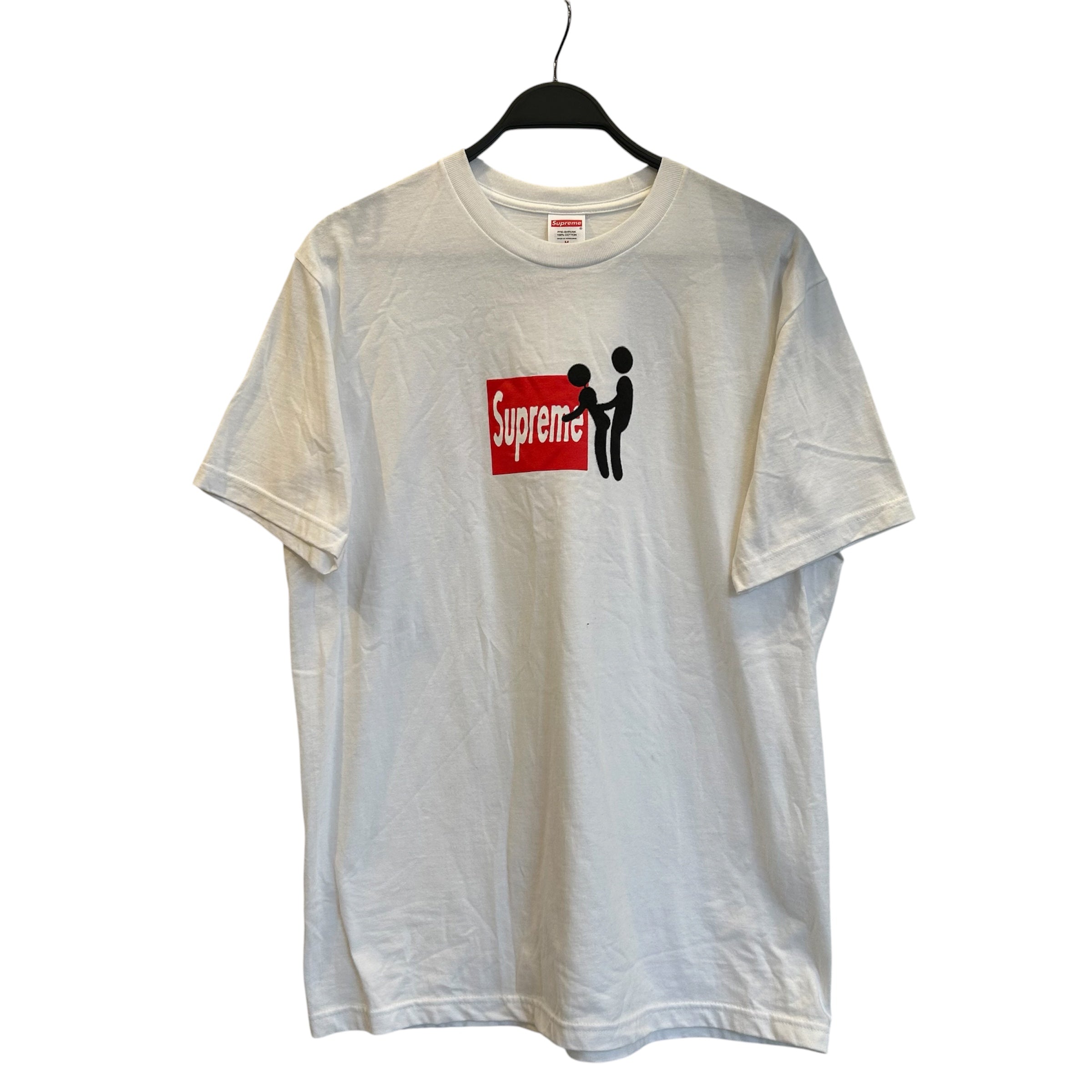 Supreme/T-Shirt/M/Cotton/WHT/Graphic/STICK FIGRUE TEE view 1