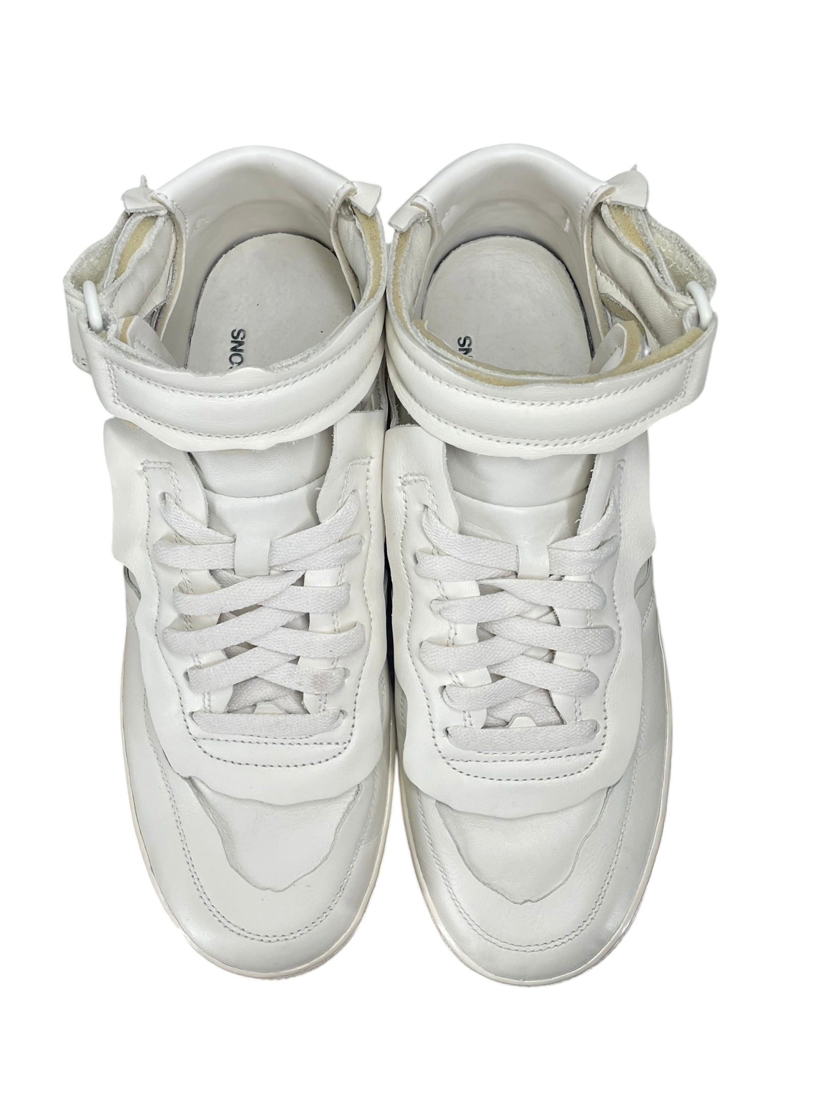 NIKE/AIR FORCE 1 /Hi-Sneakers/US 8.5/Leather/WHT/DC3601-100 view 4