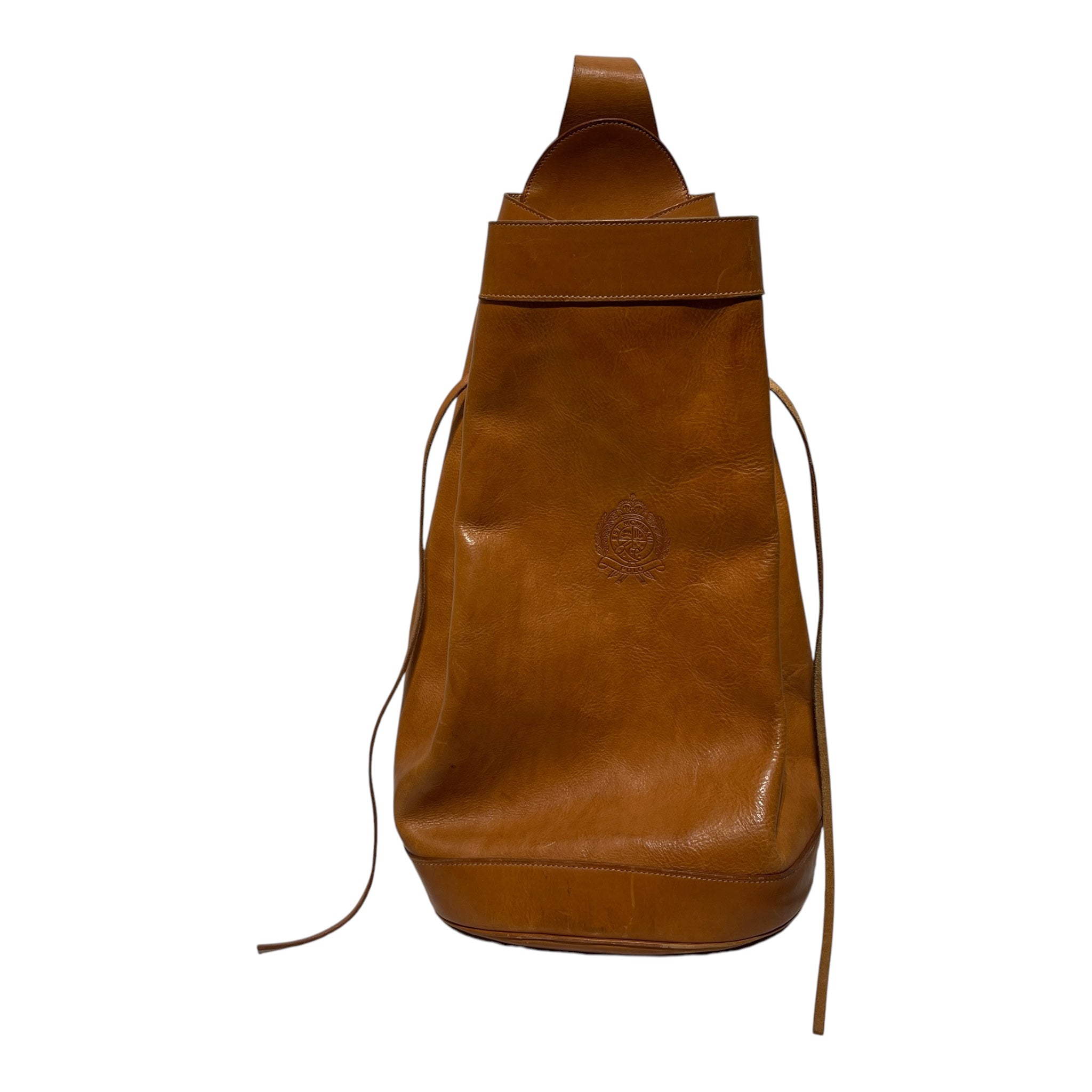 RALPH LAUREN/Backpack/Leather/CML/SINGLE STRAP view 1