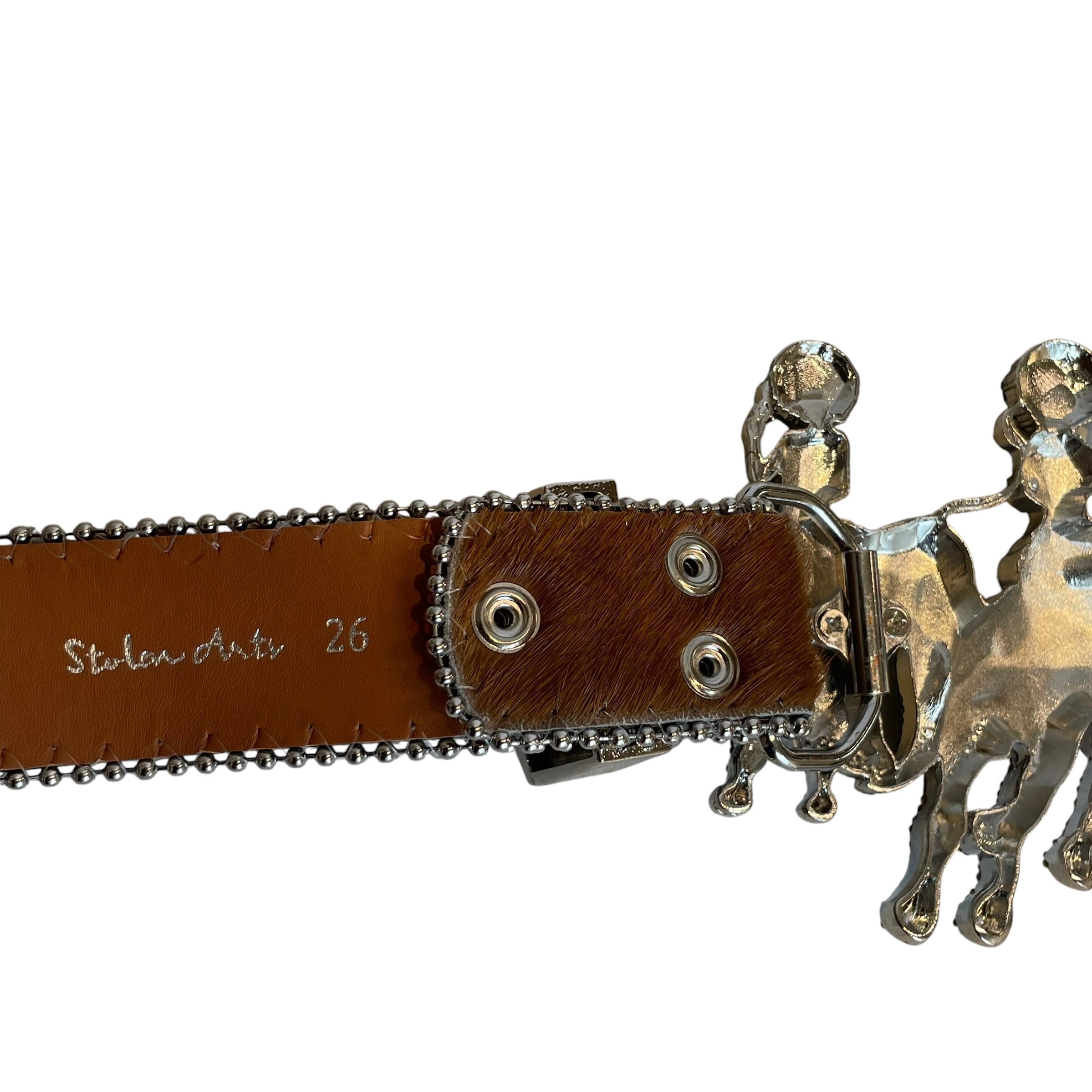 Stolen Arts/Belt/CML/M's/cowgirl/sil hard/whi gems/gun view 5
