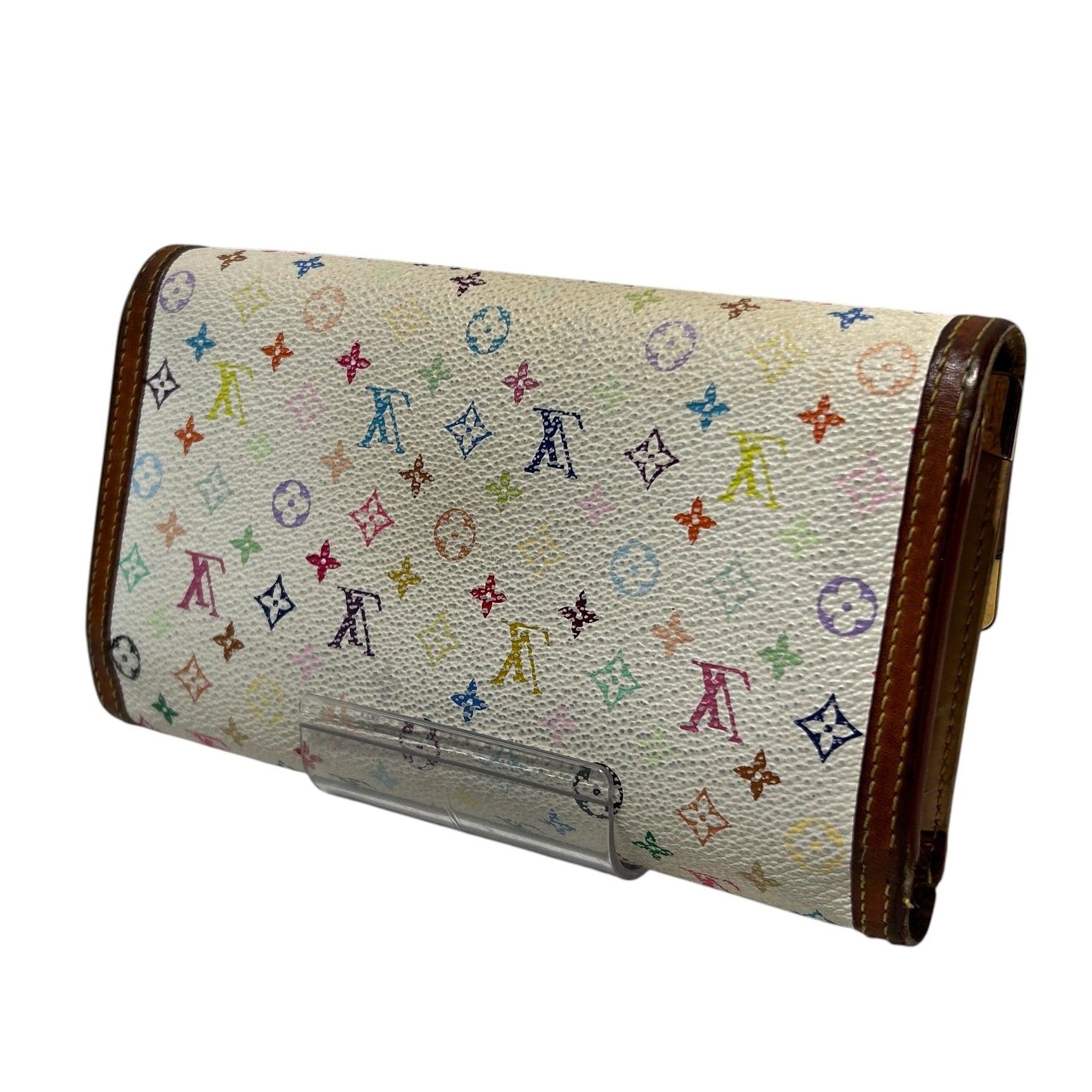 LOUIS VUITTON/Long Wallet/Monogram/MLT/Mulitcolor Canvas view 2
