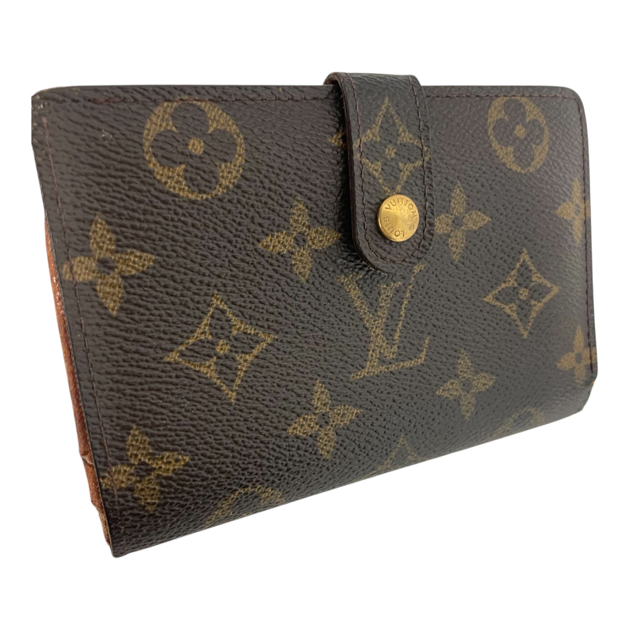 LOUIS VUITTON/Wallet/FREE/All Over Print/Leather/BRW/Clasp Wallet view 6