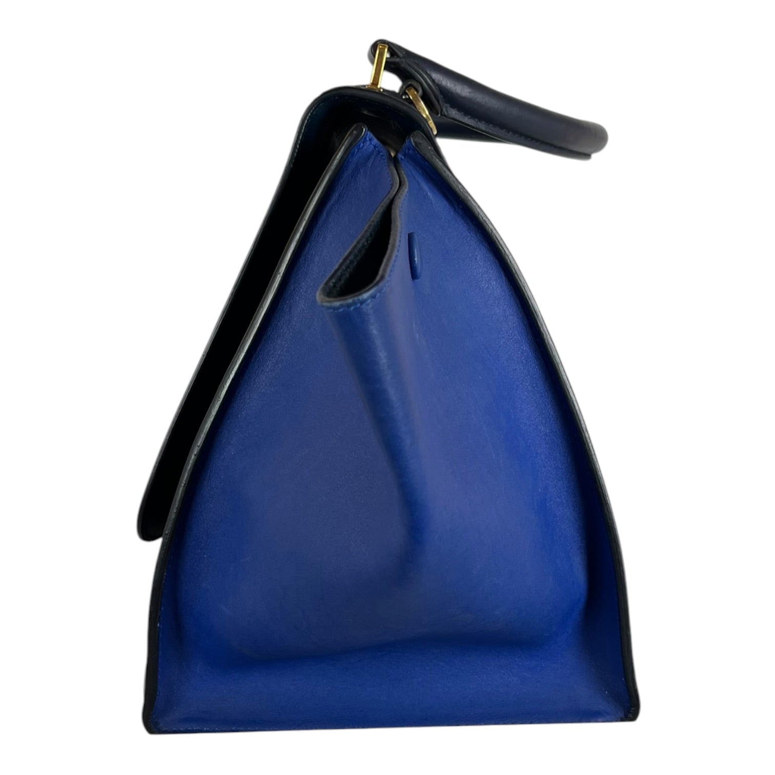 CELINE/Hand Bag/Leather/NVY/Trapeze Handbag Blue/Navy view 3
