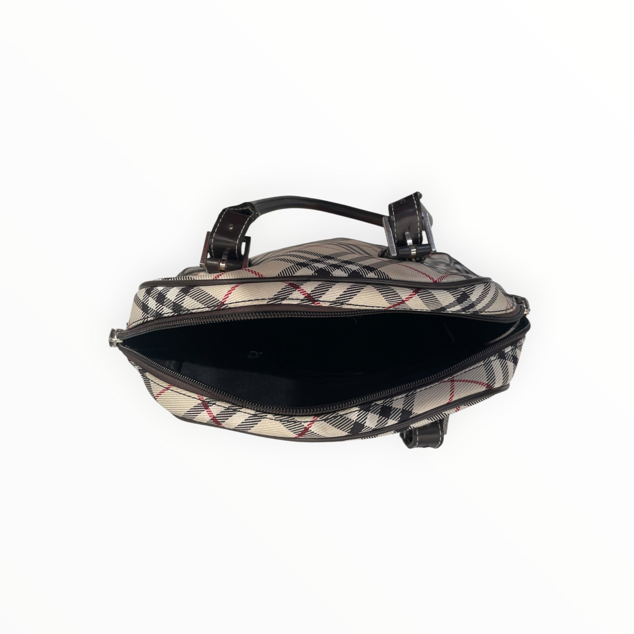 BURBERRY LONDON/Hand Bag/Plaid/Cotton/CRM/ view 5