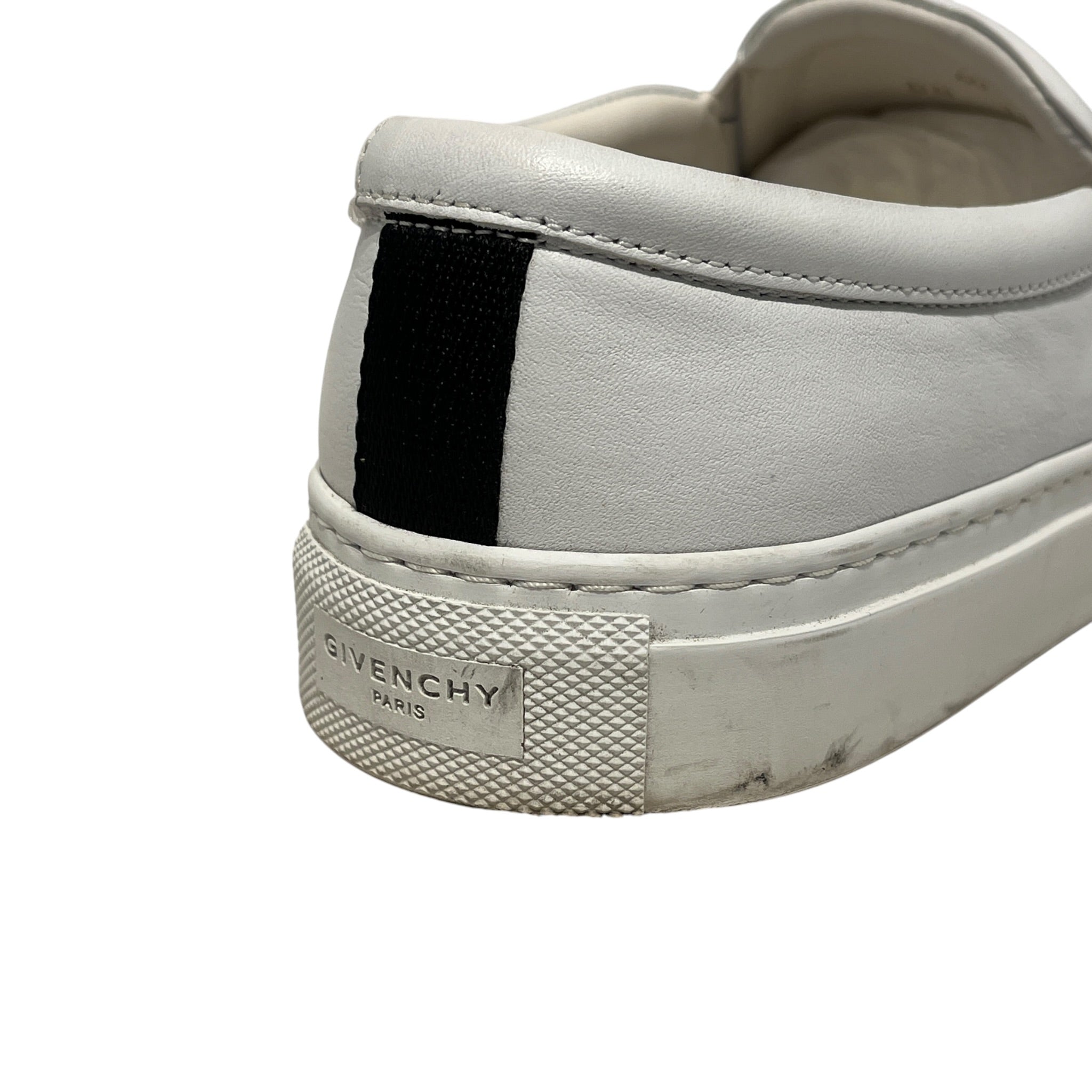 GIVENCHY/Low-Sneakers/EU 40/Graphic/Leather/WHT/urban slip - grafitti logo view 5