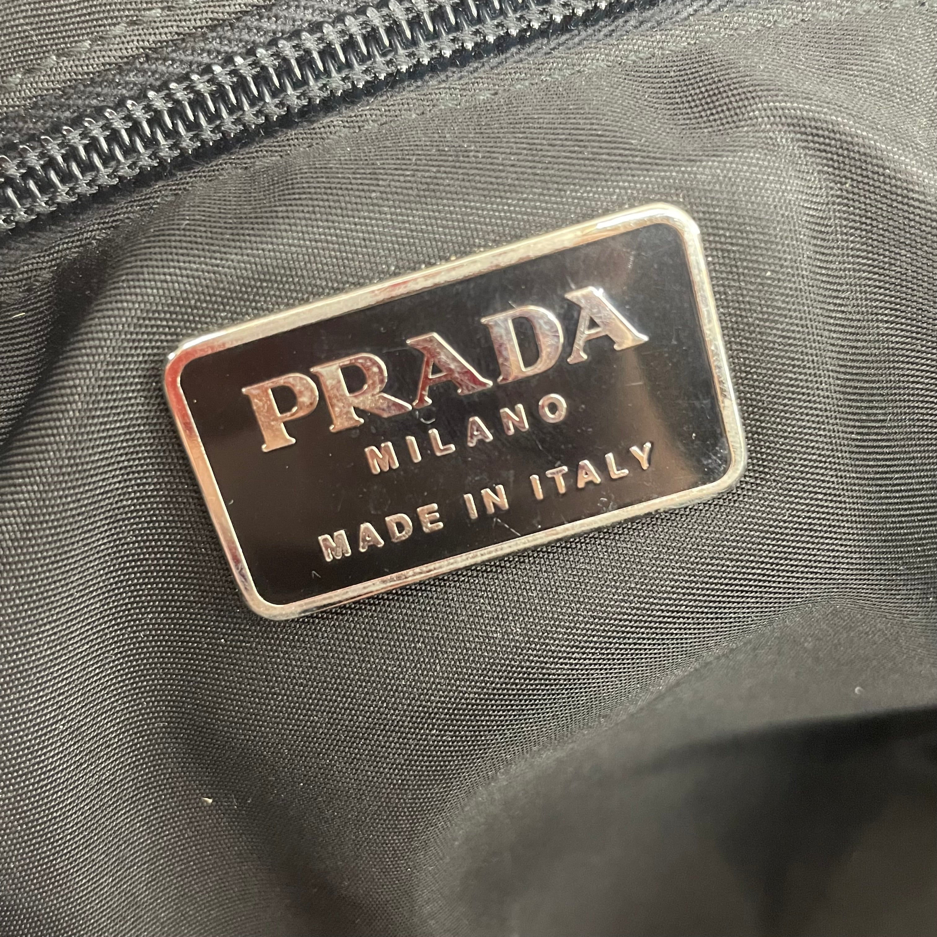 PRADA/Backpack/Nylon/BLK/SQUARE BACKPACK view 6