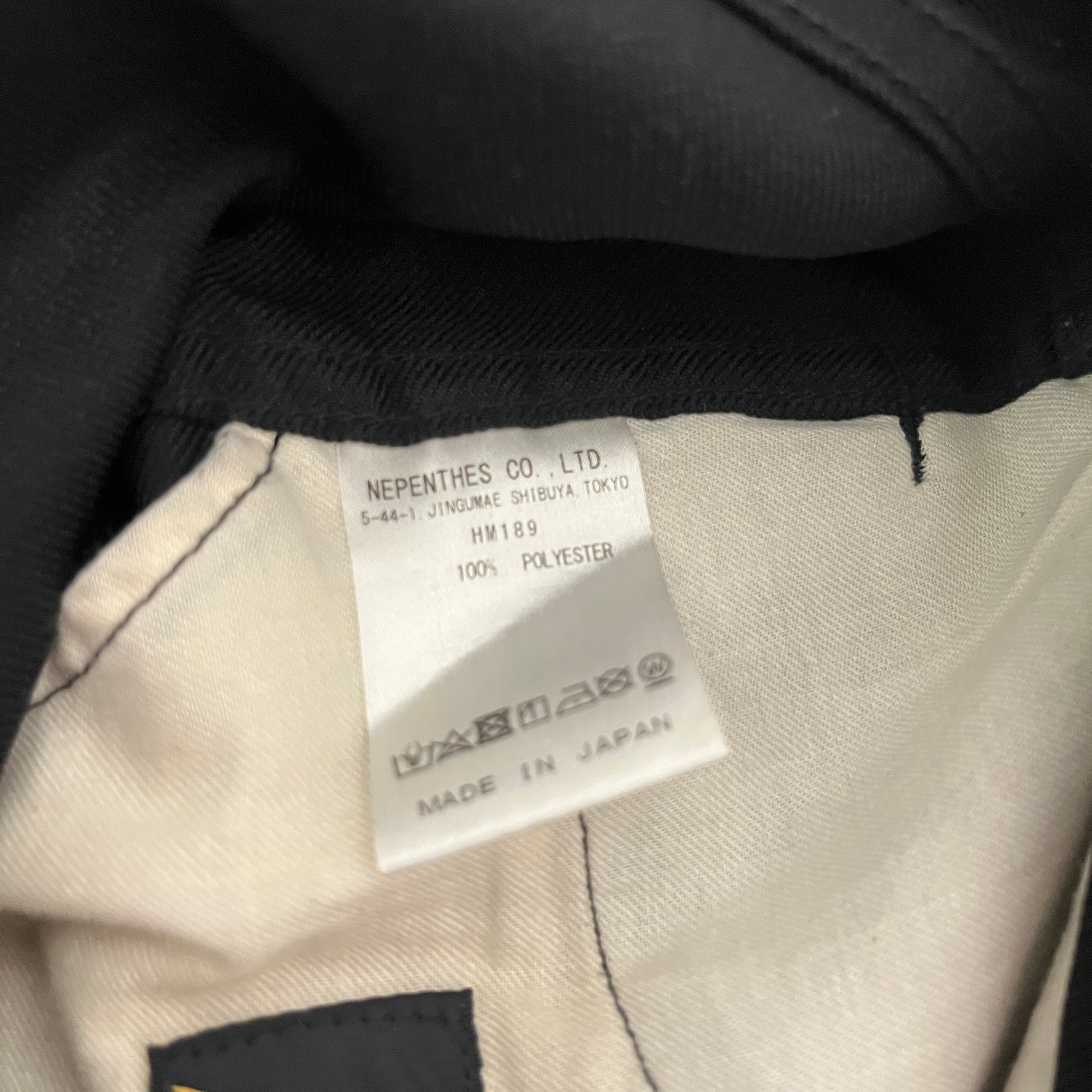 Needles/Bootcut Pants/S/Polyester/BLK/black snap button trouser view 4
