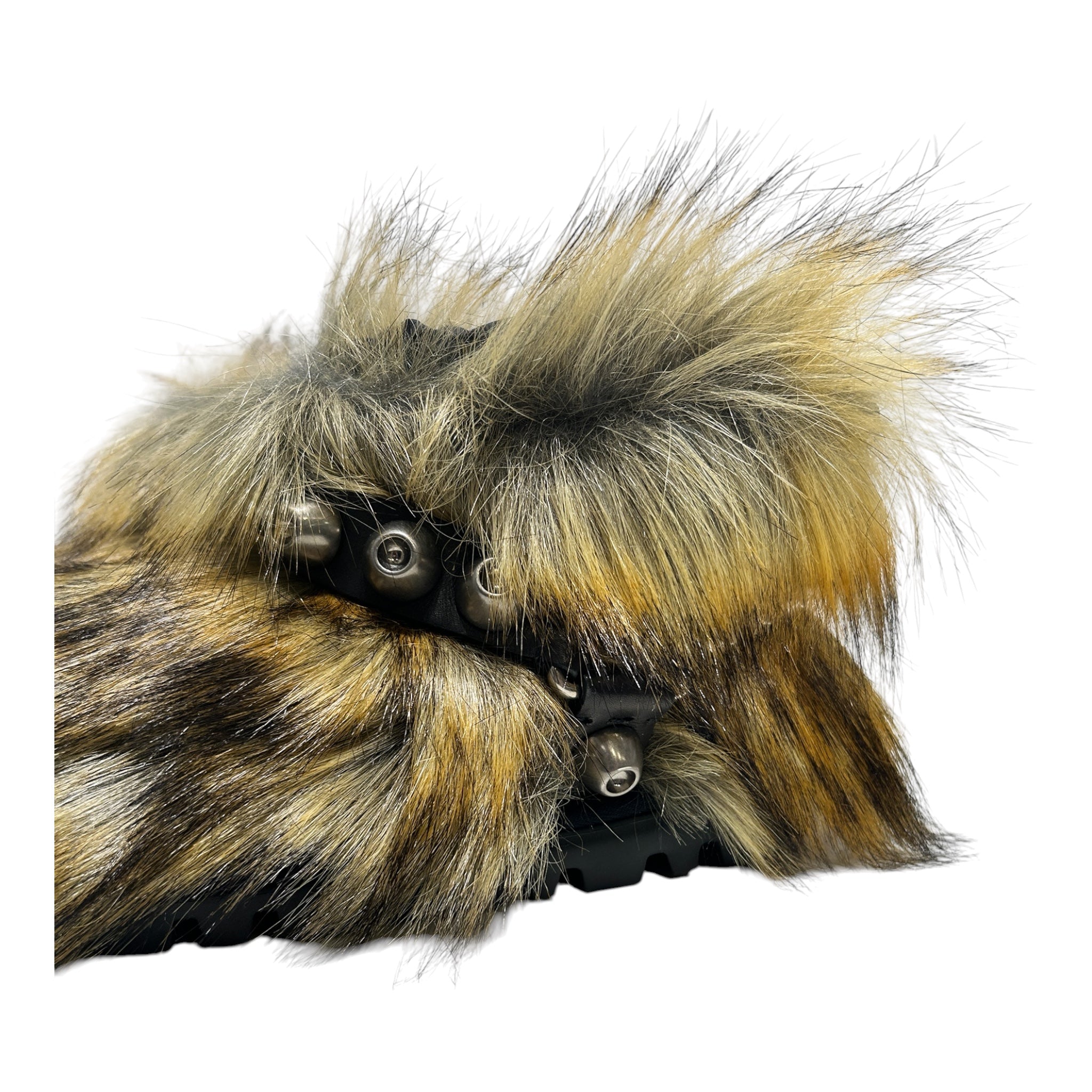 MIU MIU/Ankle Boots/EU 36/Fake Fur/BRW/FW2021 FUR ENGINEER BOOT view 5