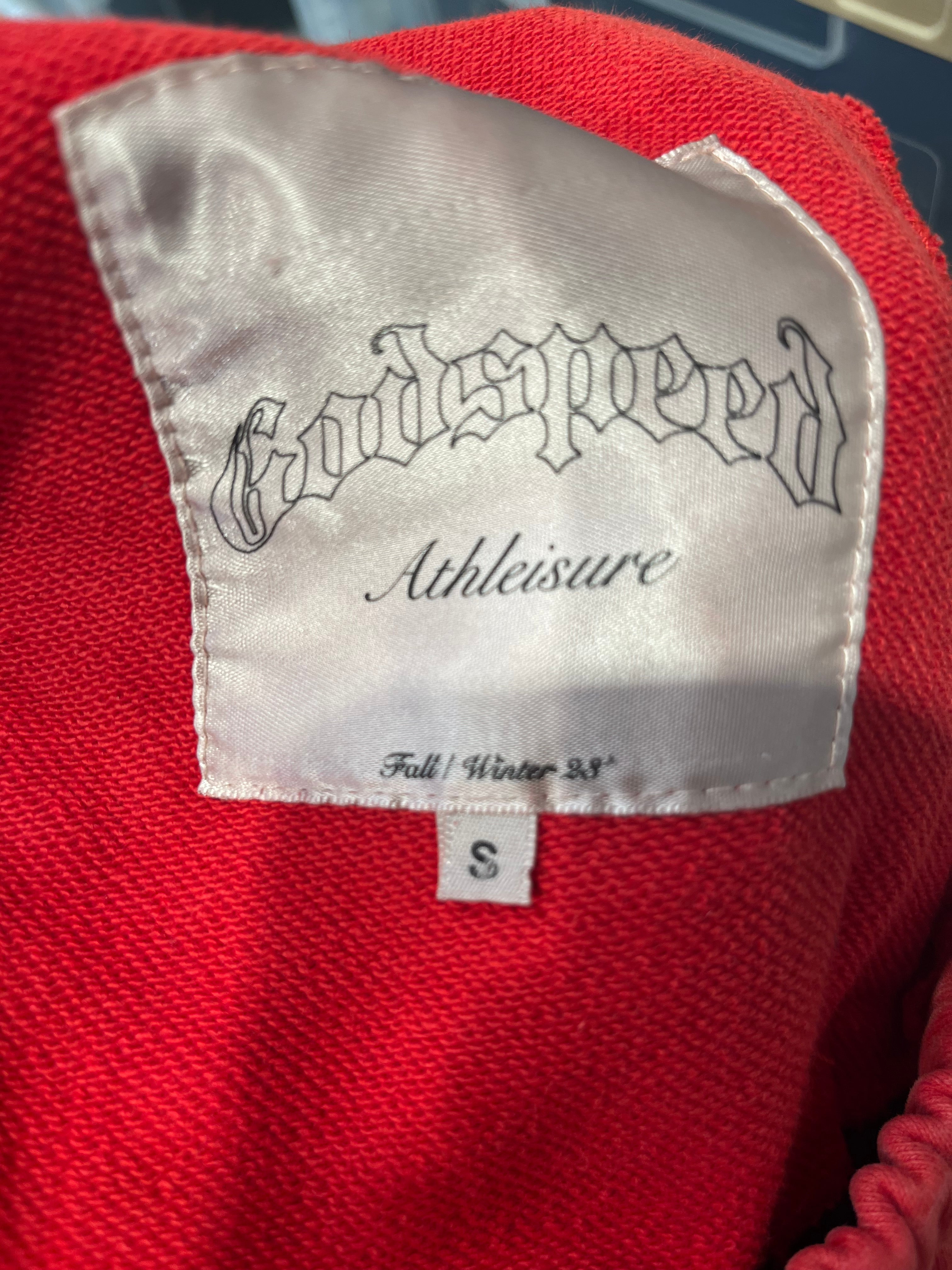 GODSPEED NEW YORK/Pants/S/Cotton/RED/og logo v2 view 3