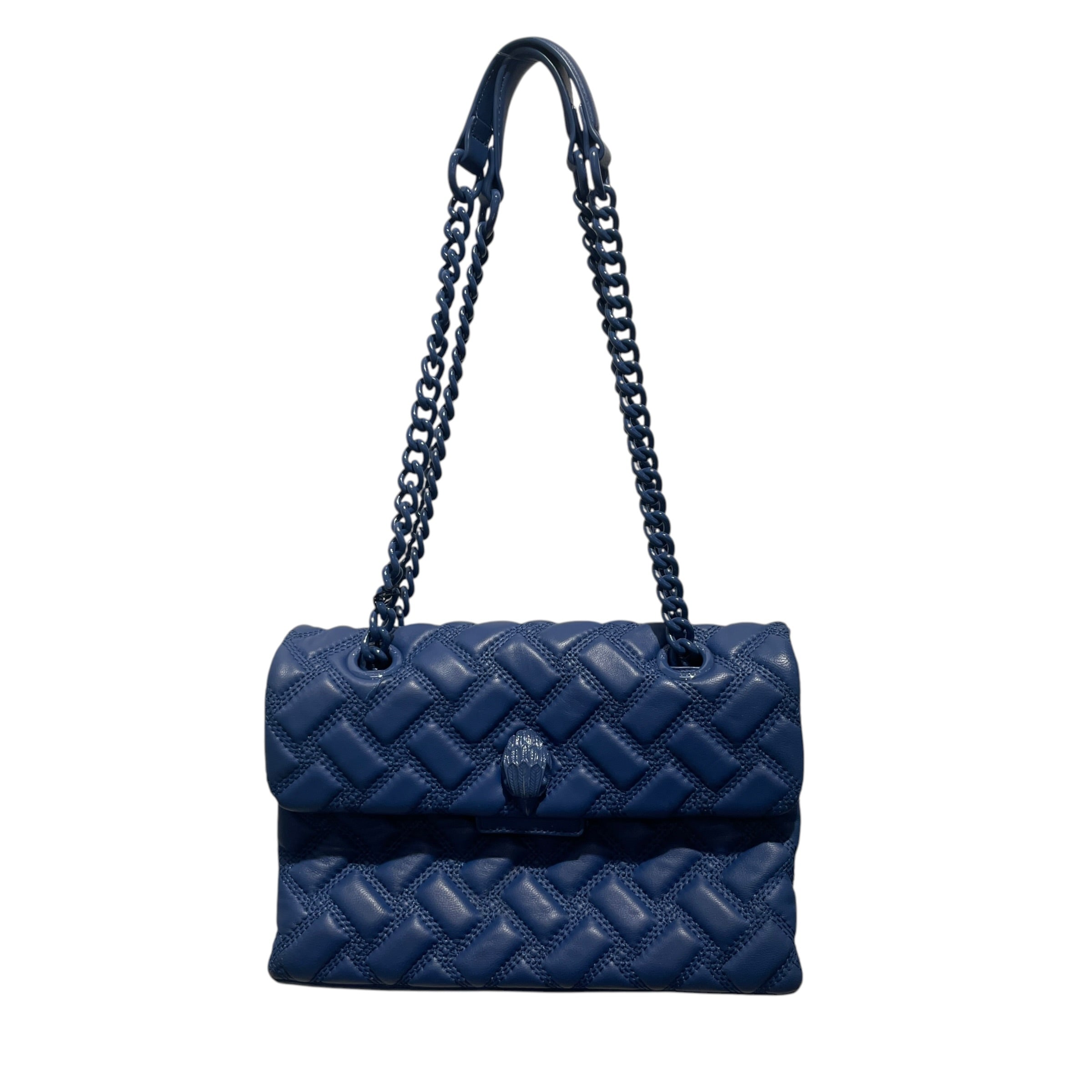 Kurt Geiger/Hand Bag/Leather/BLU/kensington view 1