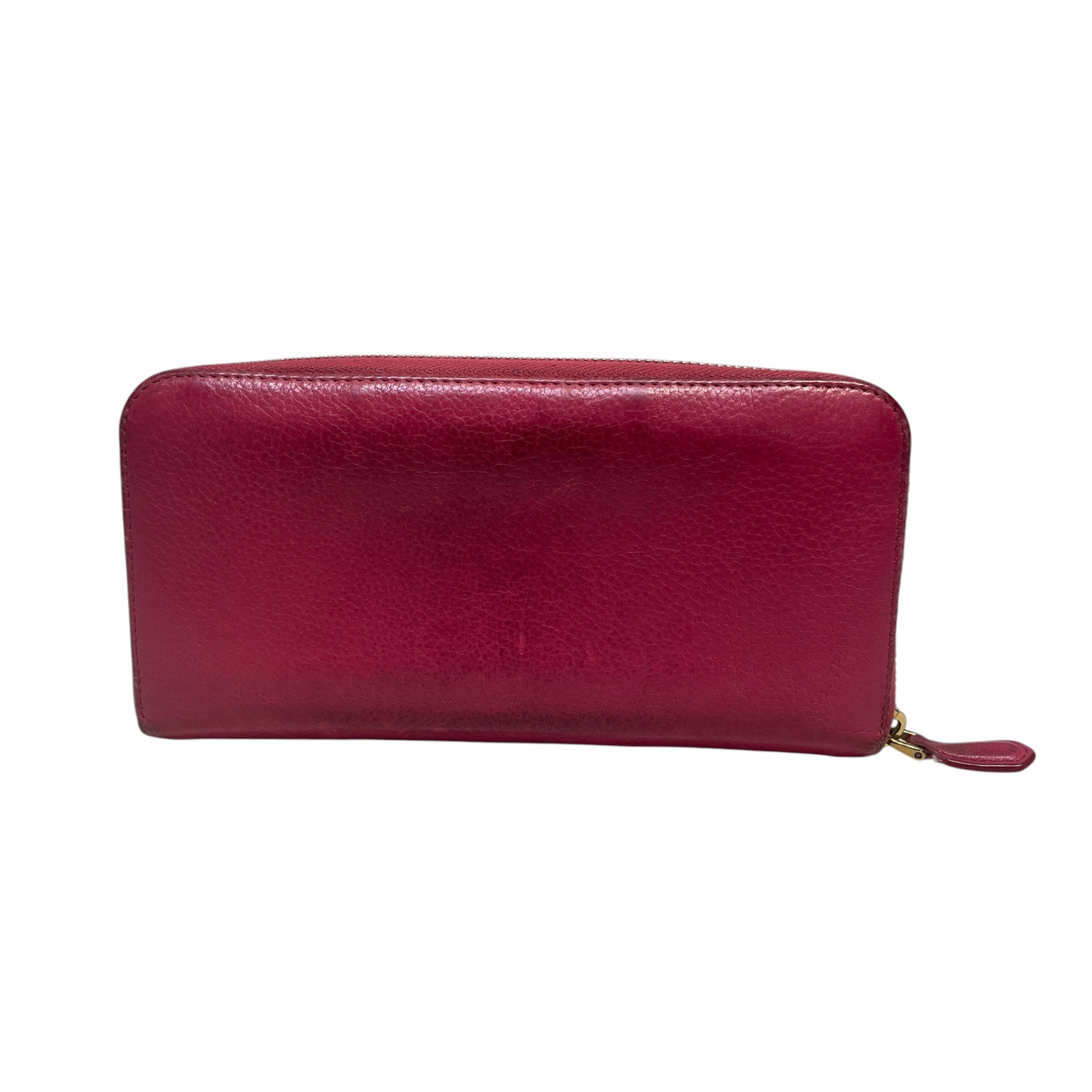 PRADA/Long Wallet/Leather/PNK/L's/CONTINENTAL view 2