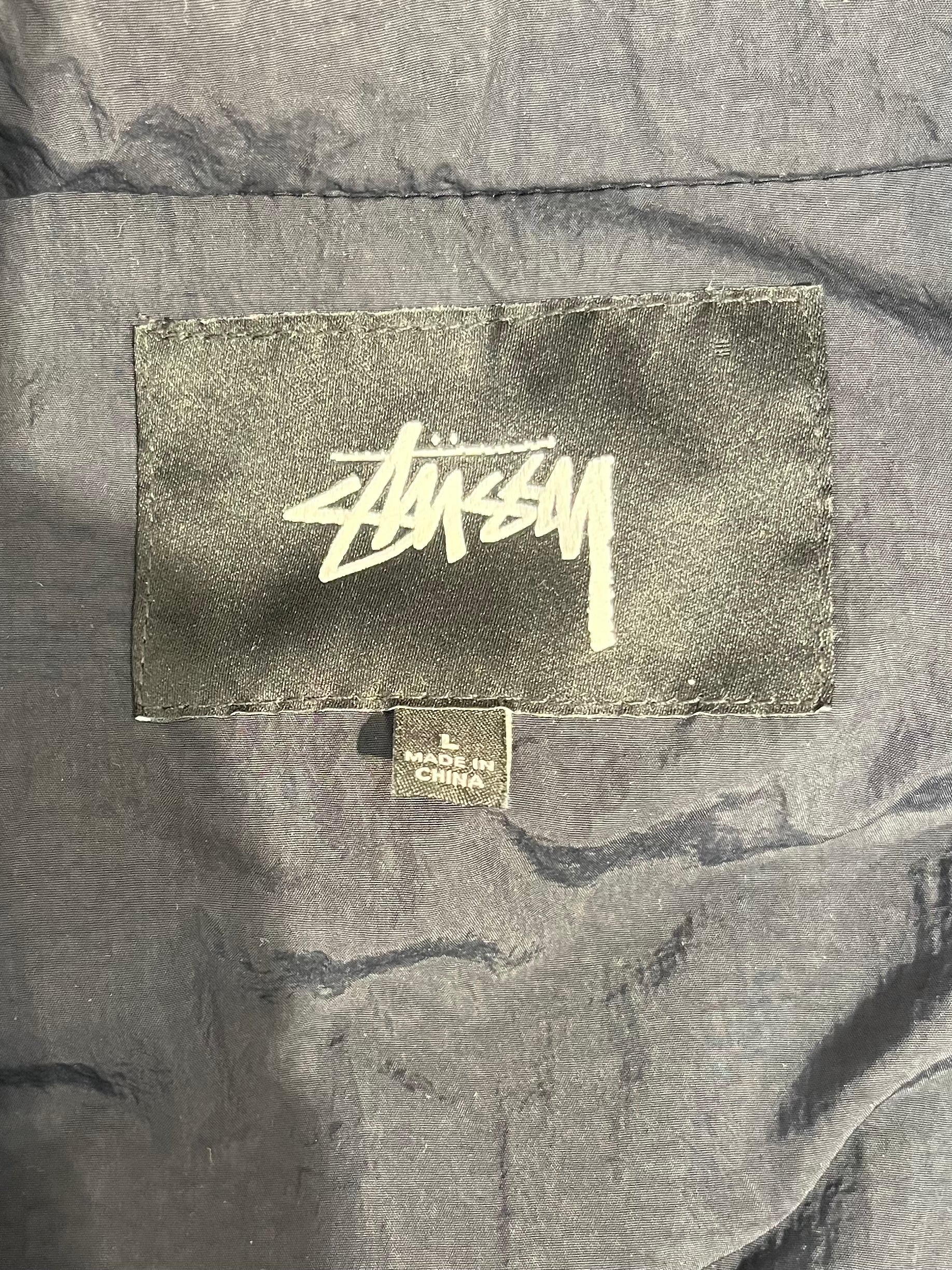 STUSSY/Fleece Vest/L/Stripe/Cotton/BLU/FLEECE VEST SHERPA view 3