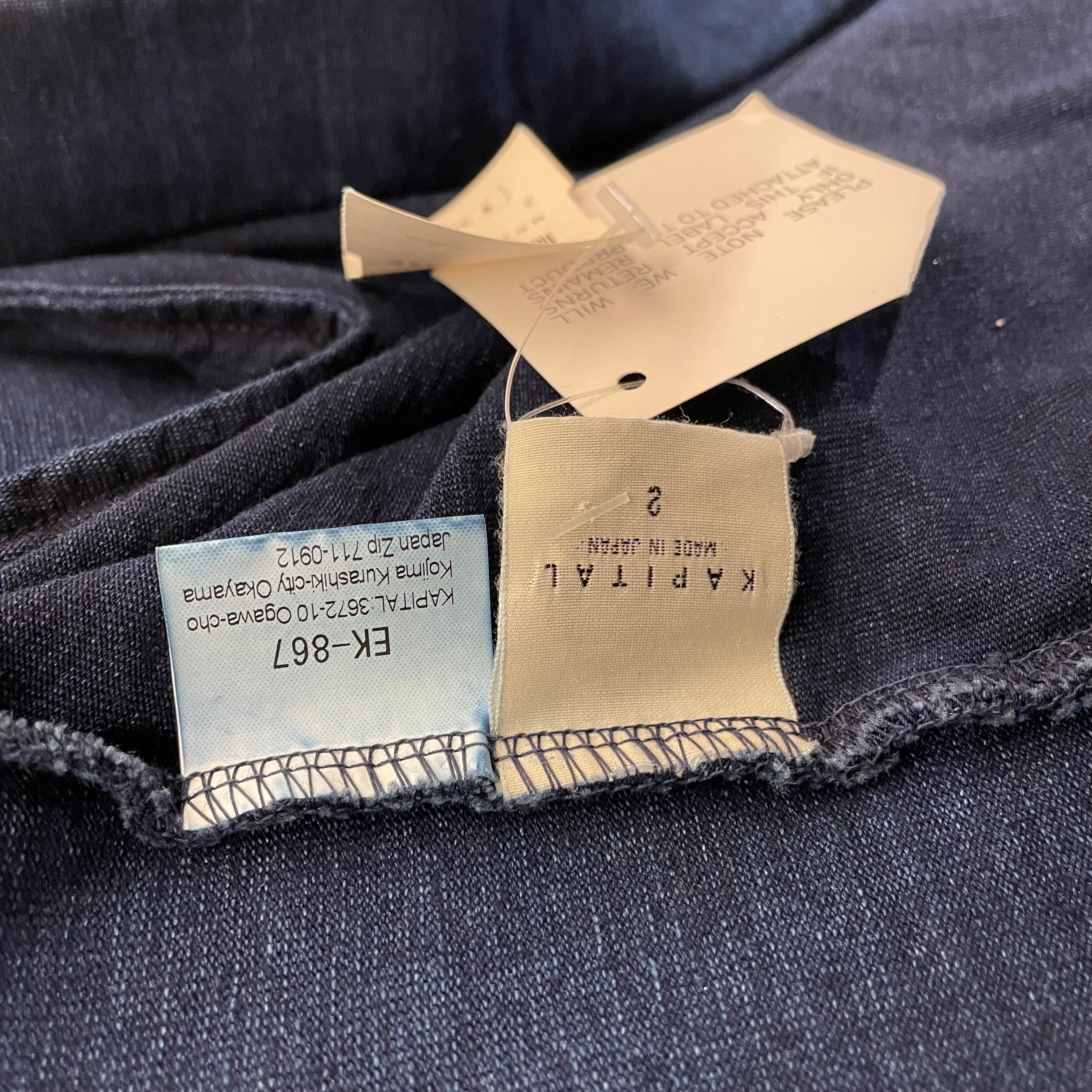 KAPITAL/Jacket/2/Cotton/BLU/SMILEY FACE view 4