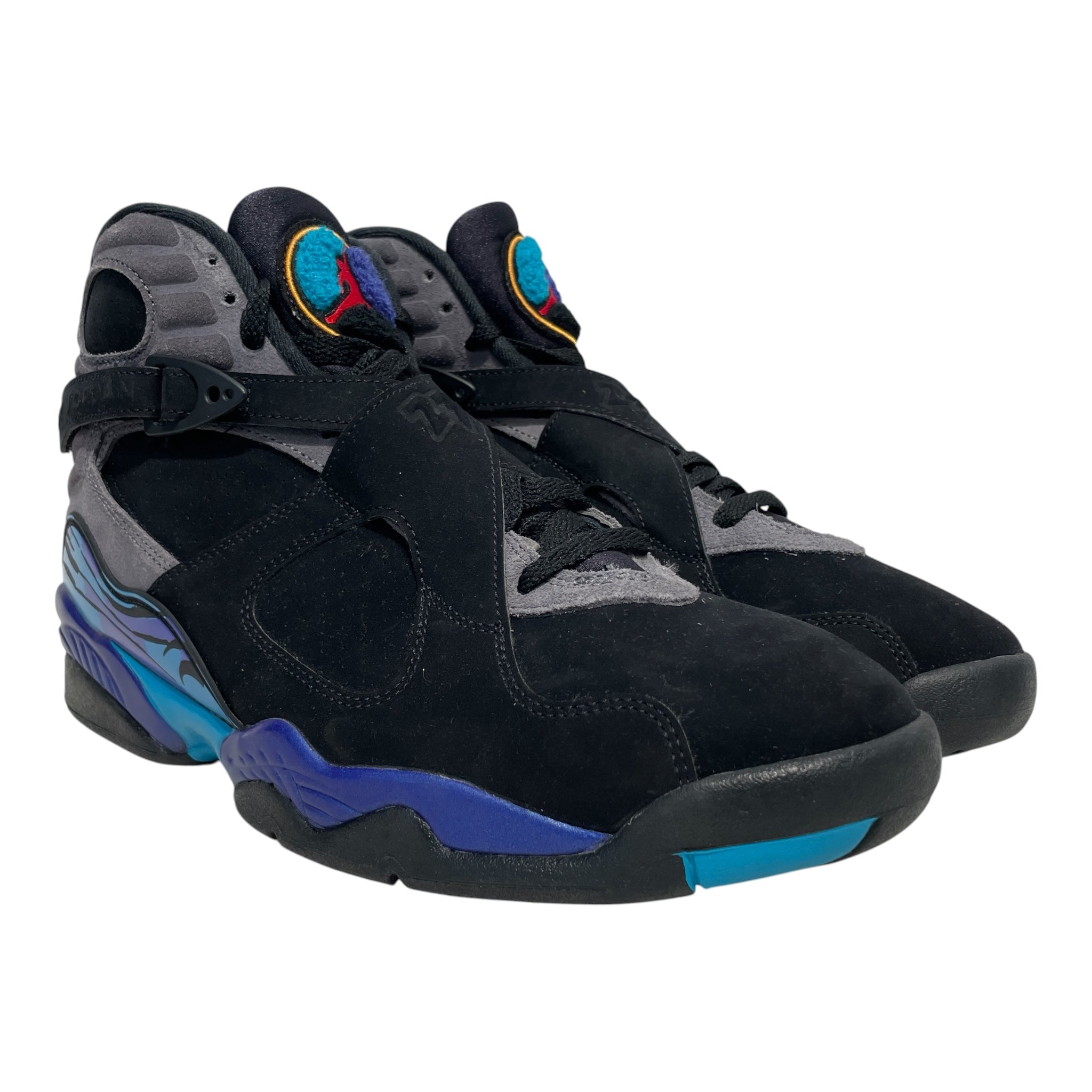 NIKE/Hi-Sneakers/US 11/Suede/BLK/JORDAN 8 RETRO AQUA view 1