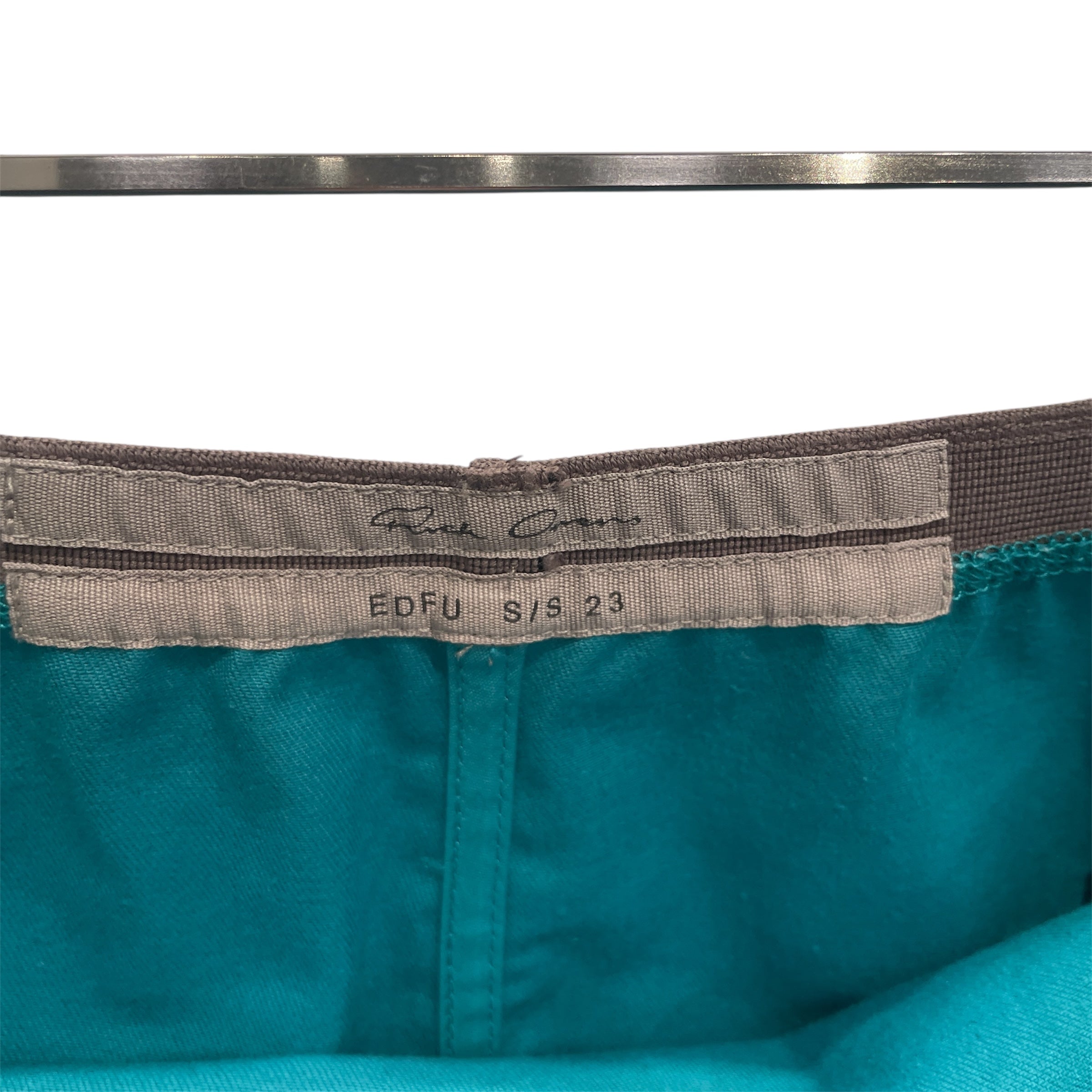 Rick Owens/Skirt/10/Polyester/GRN/IRIDESCENT SKIRT view 3
