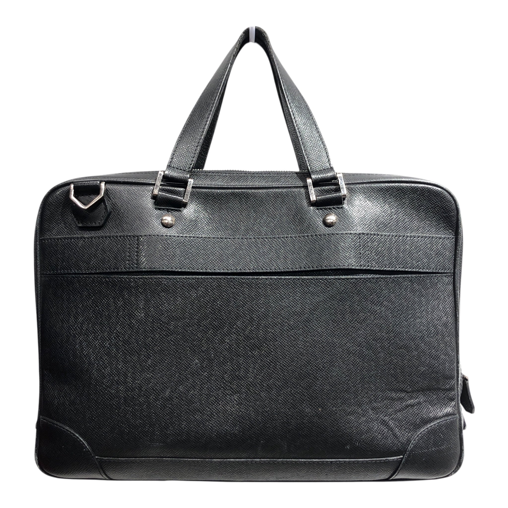 LOUIS VUITTON/Briefcase/Leather/BLK/TAIGA LEATHER view 1