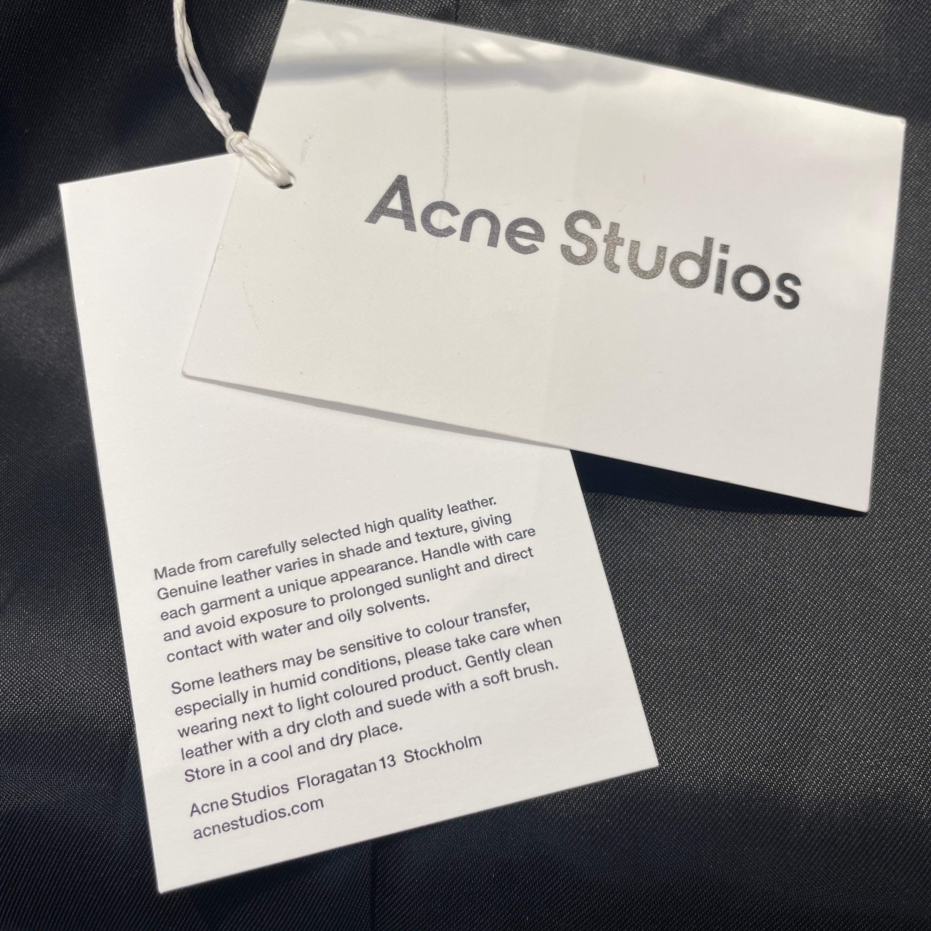Acne Studios/Leather Jkt/36/Leather/RED/ view 3