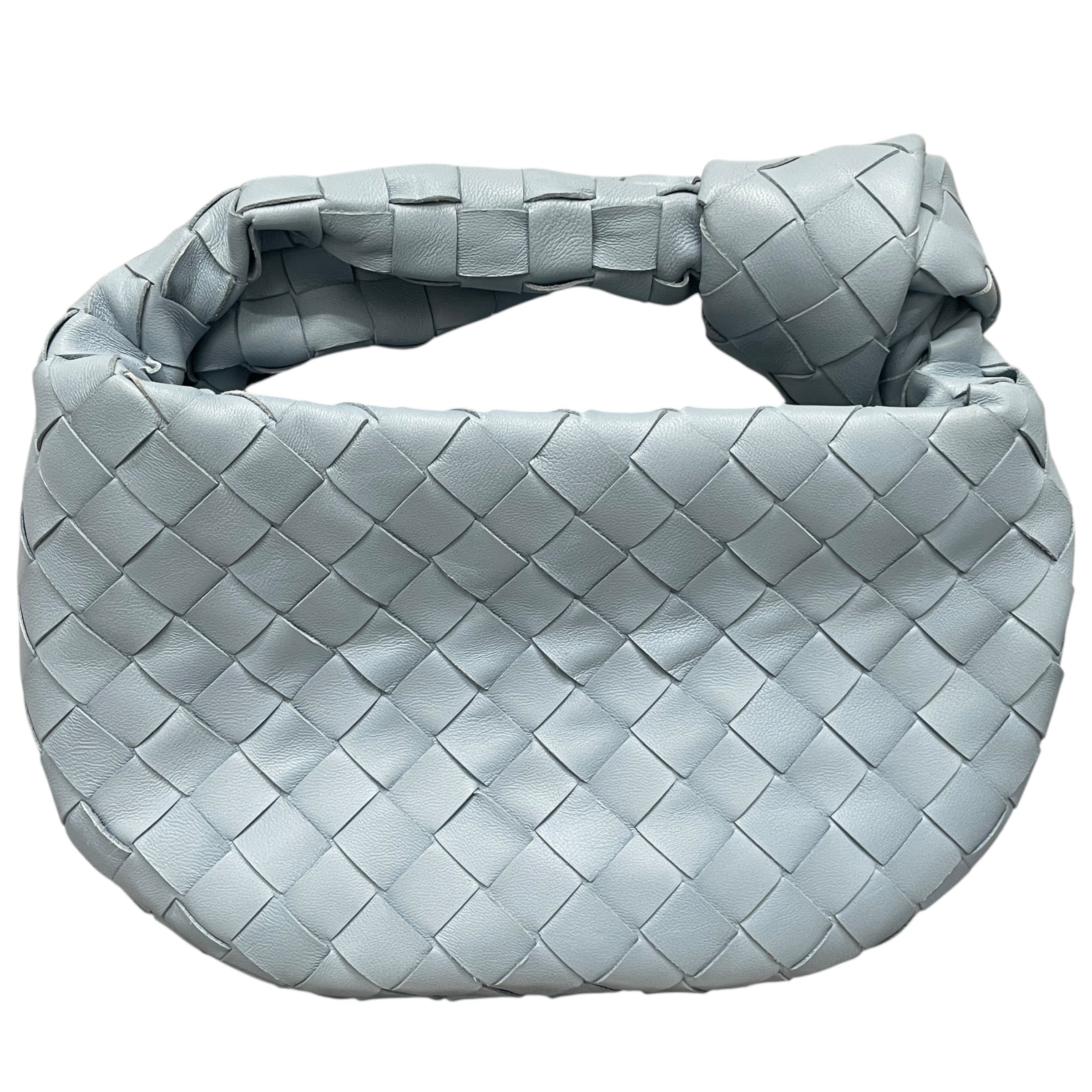 BOTTEGA VENETA/Bag/Leather/BLU/MINI INTERWEAVE HOBO view 1