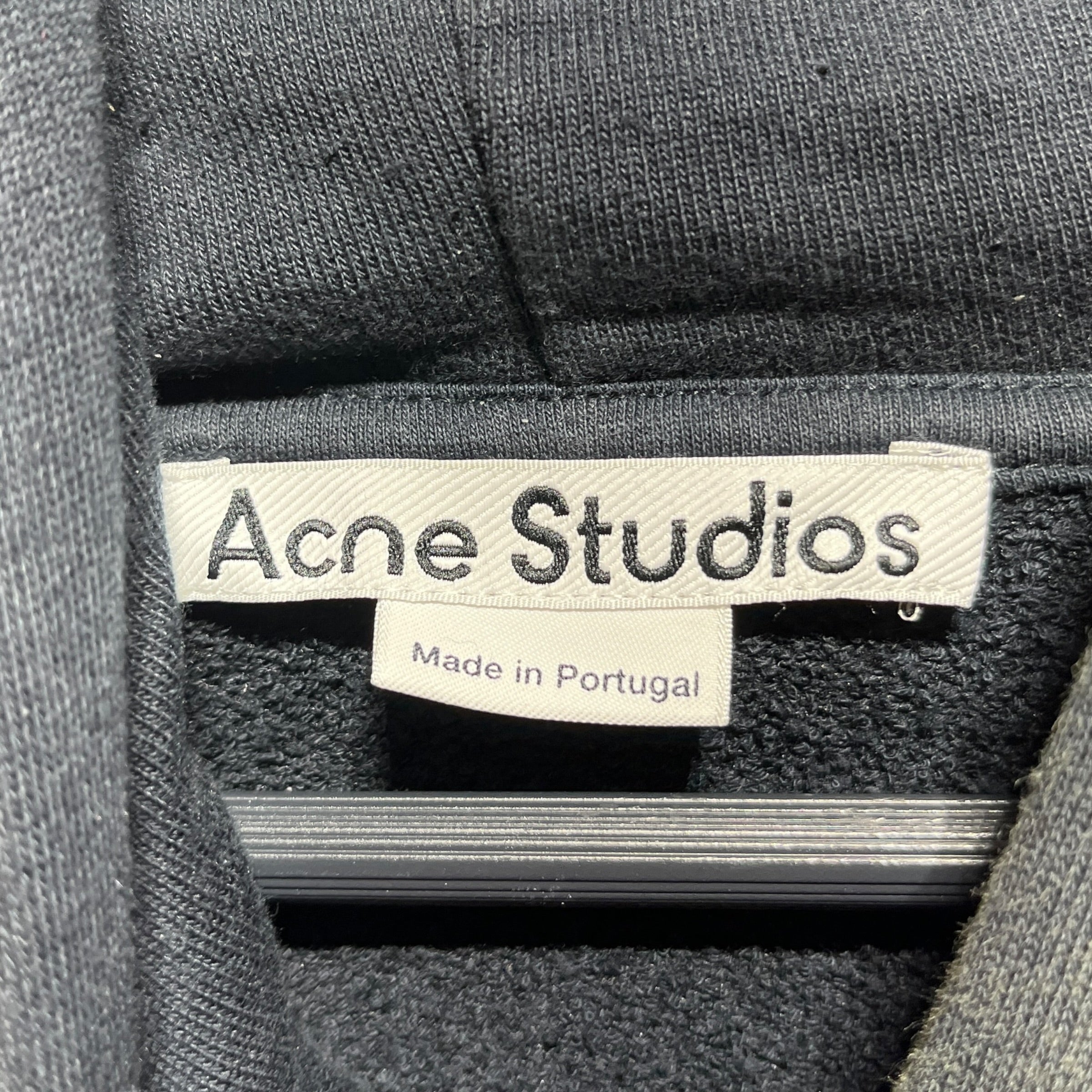 Acne Studios/Hoodie/L/Cotton/BLK/hoodie view 3