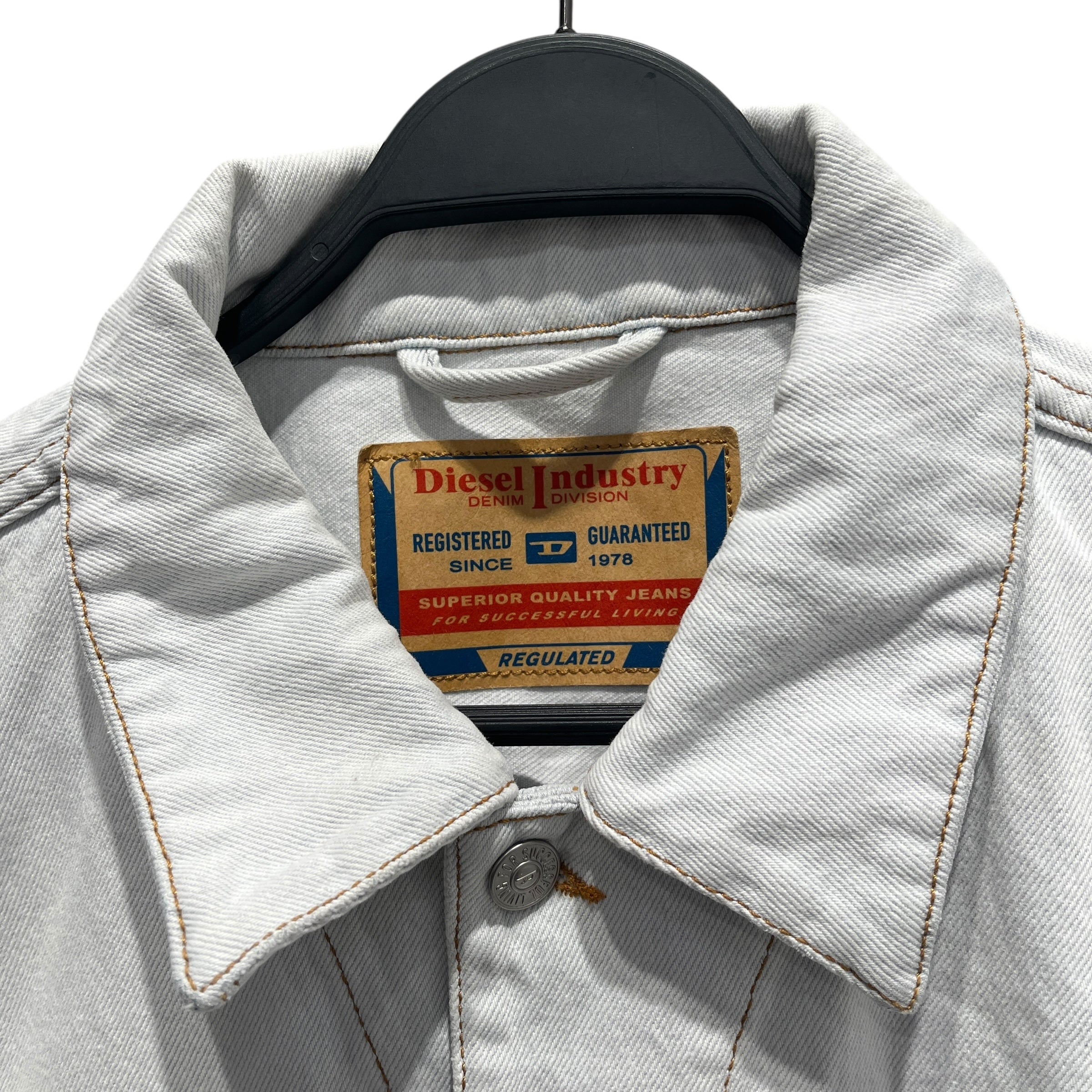 DIESEL/Denim Jkt/M/Denim/WHT/DIESEL BARCY ToFF view 3