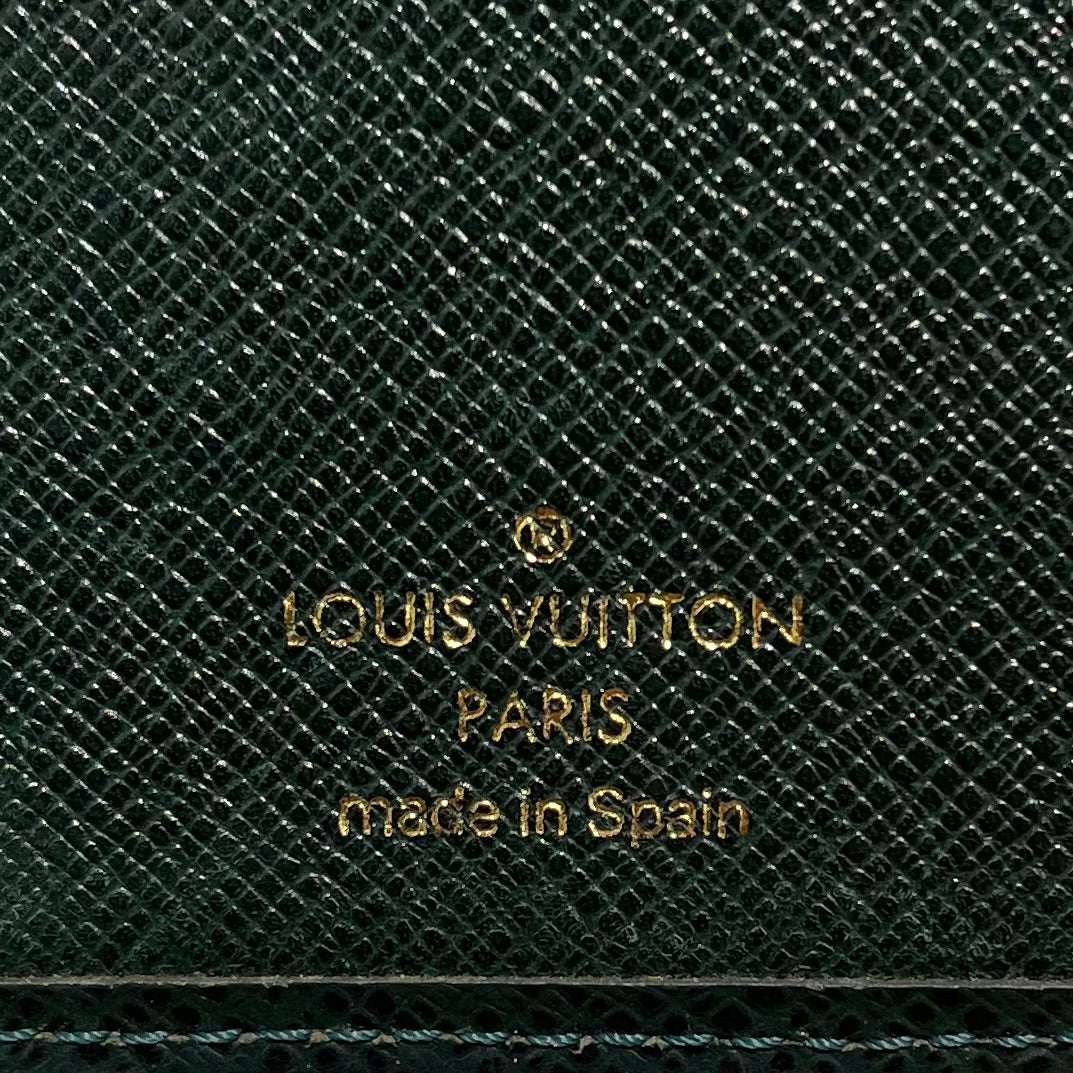 LOUIS VUITTON/Wallet/Leather/GRN/angenda view 5
