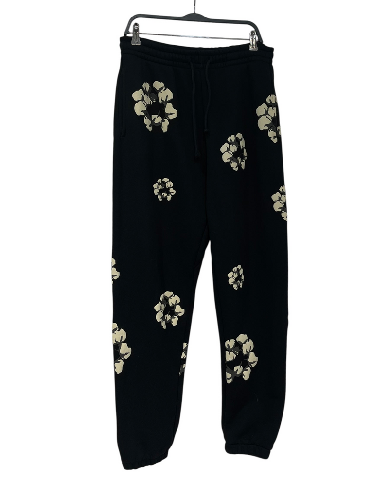 DENIM TEARS/CACTUS PLANT FLEA MARKET/Pants/L/Cotton/BLK/All Over Print/rn 162838 beige grey