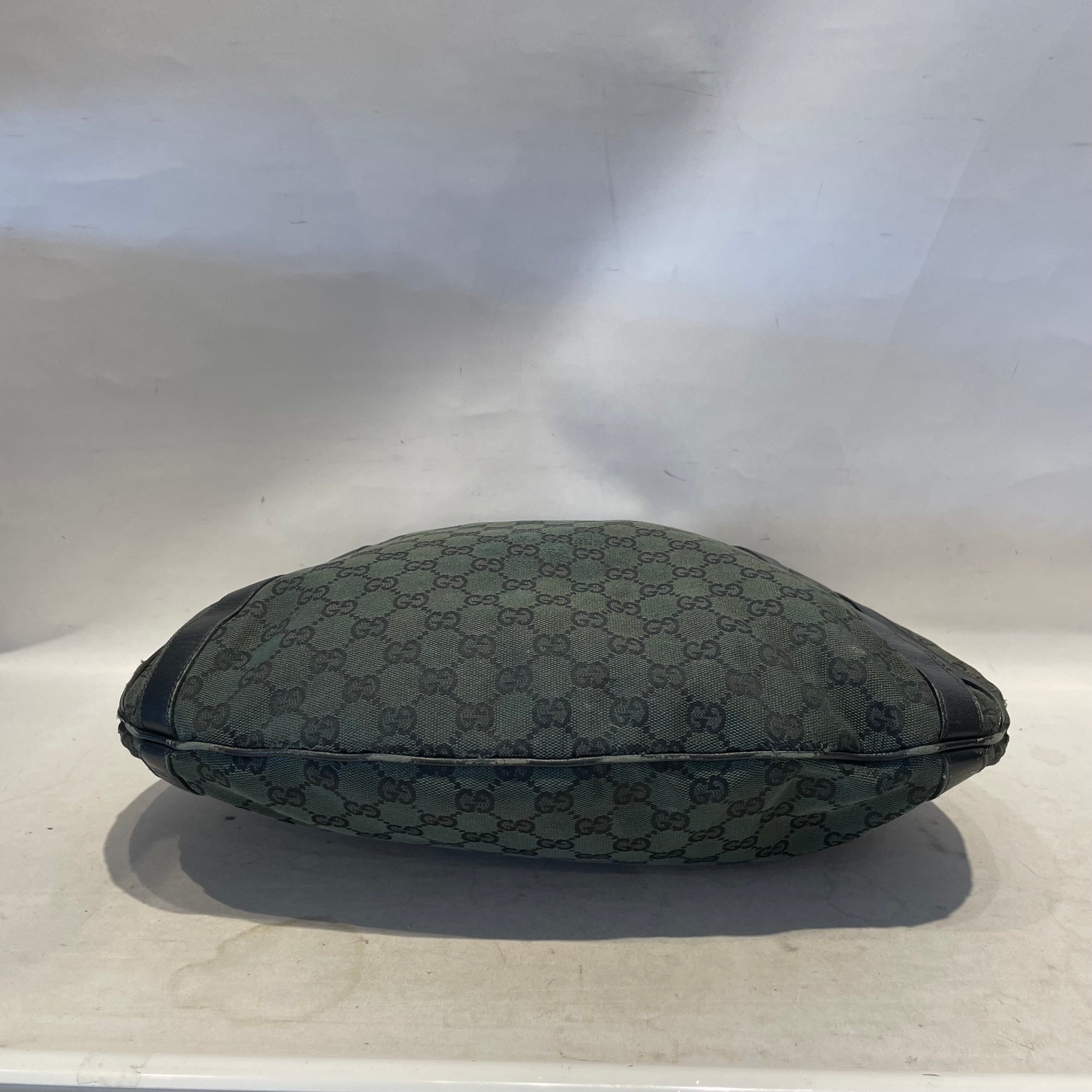 GUCCI/Tote Bag/Monogram/Cotton/GRN/Canvas Abrey Hobo view 3
