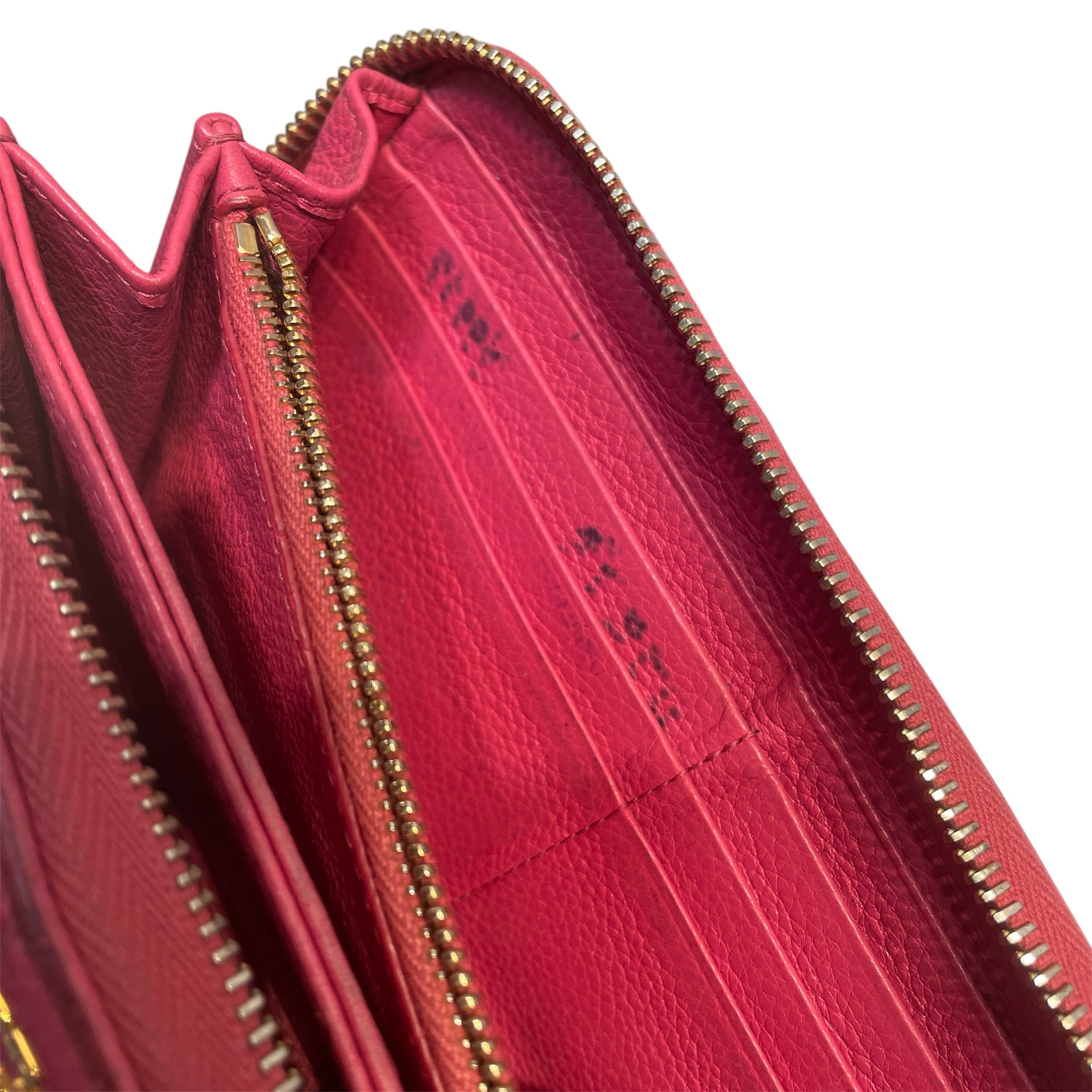 PRADA/Long Wallet/Leather/PNK/L's/CONTINENTAL view 6
